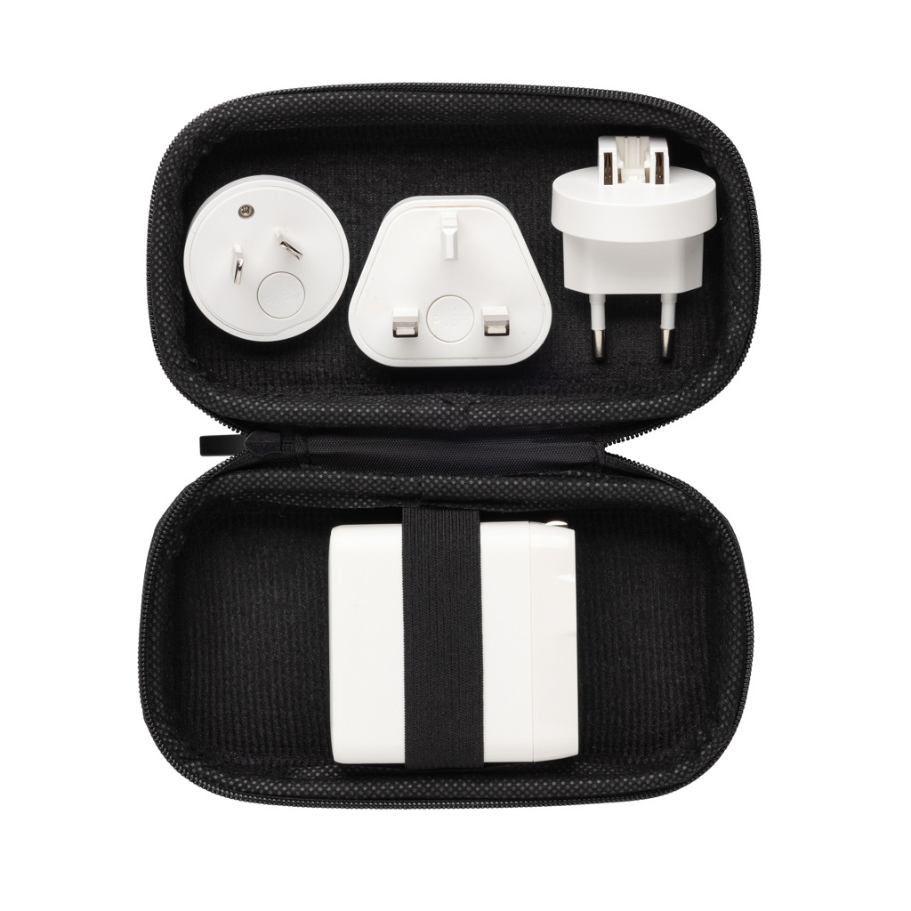 Reiseladegerät, Adapterset, UK-Steckdosen, Kabelloser Stecker, Reisepowerbank, Reiseadapter, USB-C Adapter, UK-US-EU Adaptern, Netzadapter, Stromstecker-Set, Reiseadapter, Netzadapter, UK/EU Stecker, Reiseetui, USB Ladegerät