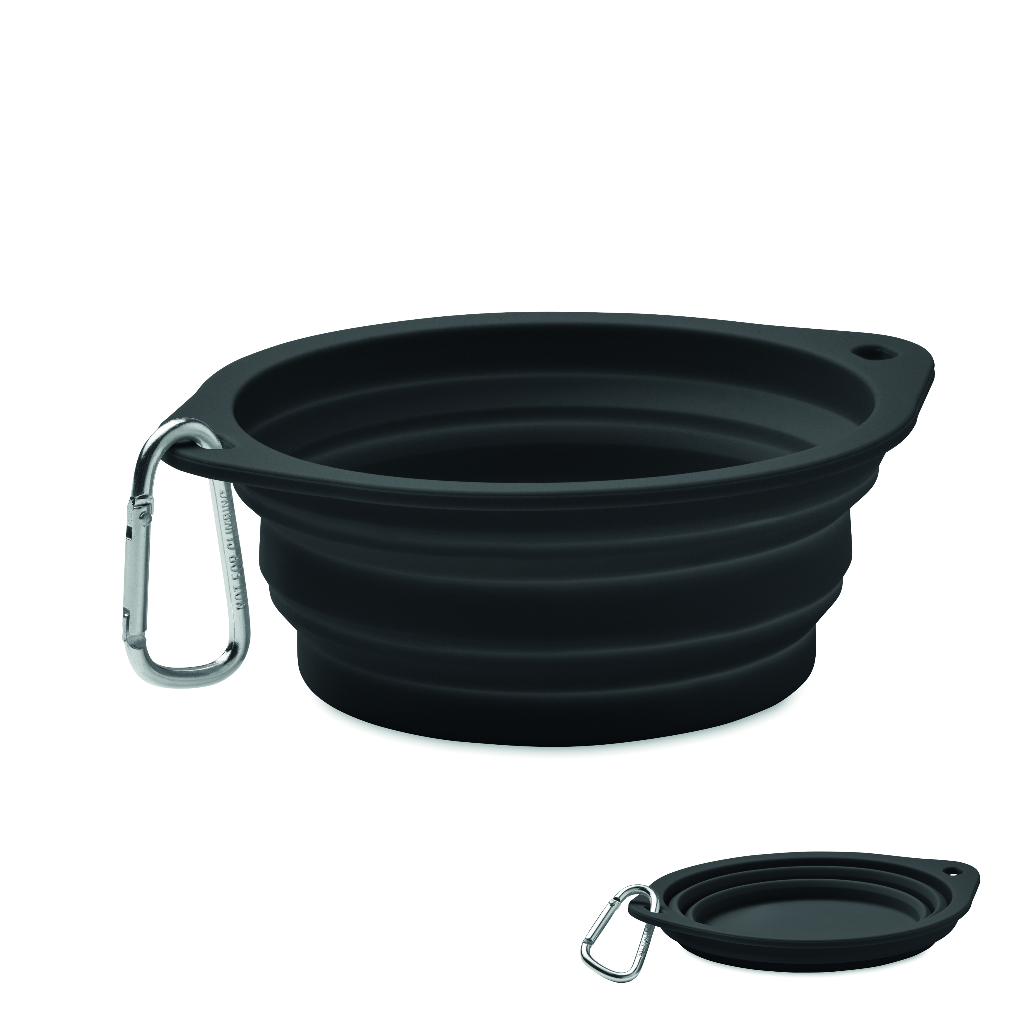 faltbar, Kautsche, Kompakter Becher, Karabiner, Aufbewahrungskappe, faltbarer schüssel, zusammenklappbare schüssel, camping schüssel, silikon schüssel, karabiner clip, faltbar, zusammenklappbar, Schüssel, Silikon, Karabiner