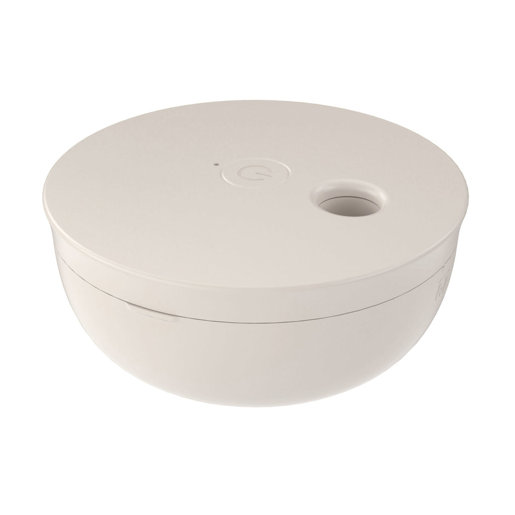 Luftbefeuchter, Raumduft diffuser, LED-Lampe, Smart Home, Kugel-Design, Luftbefeuchter, Wasserspender, Wasserhahn, Deckel mit Loch, weiße Farbe, Aromadiffuser, Duftöl, Luftbefeuchter, Weiß, Kreisrund