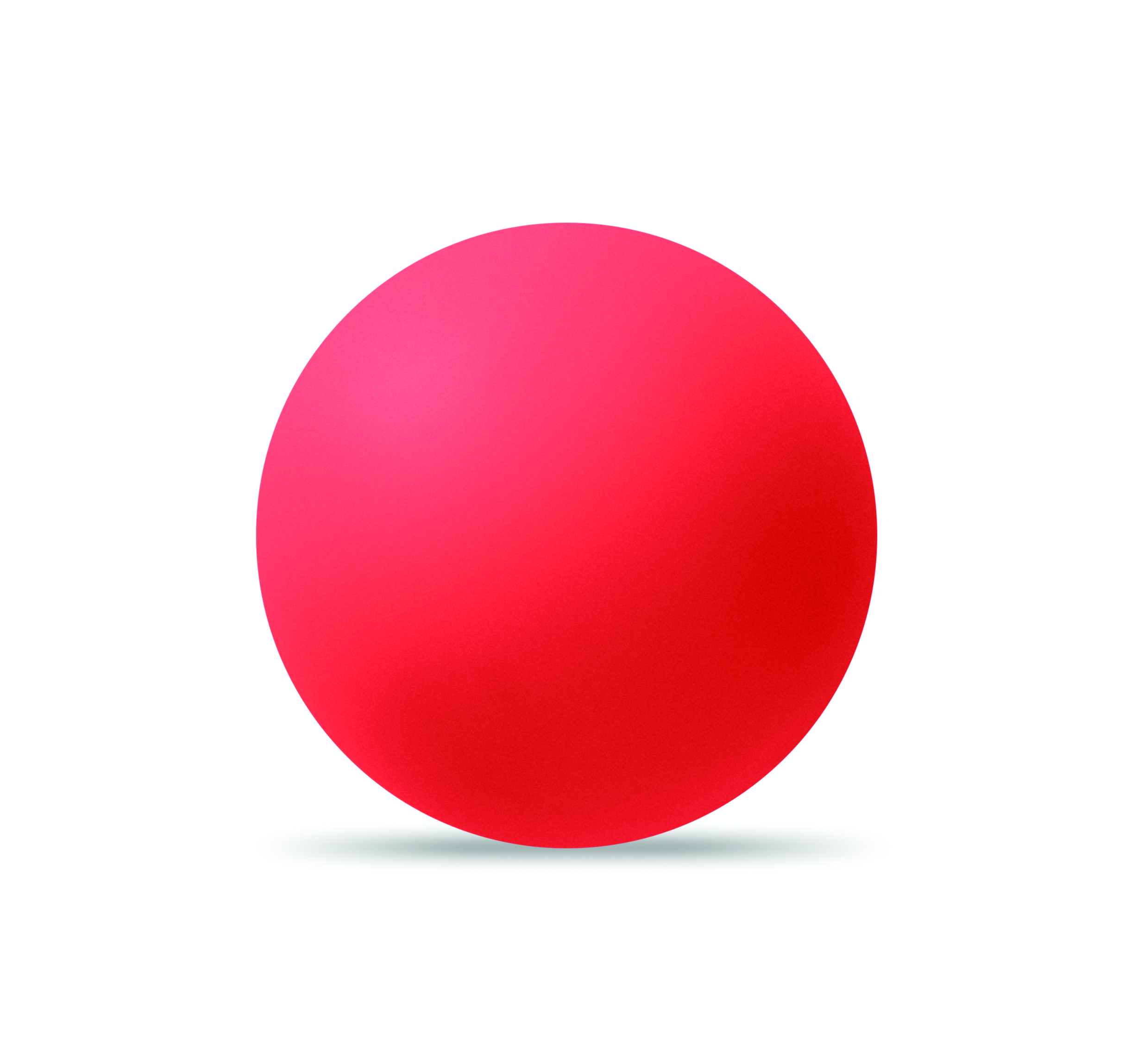 rotierende Kugel, 3D Ball, Verlaufrot, Schatten, runde Form