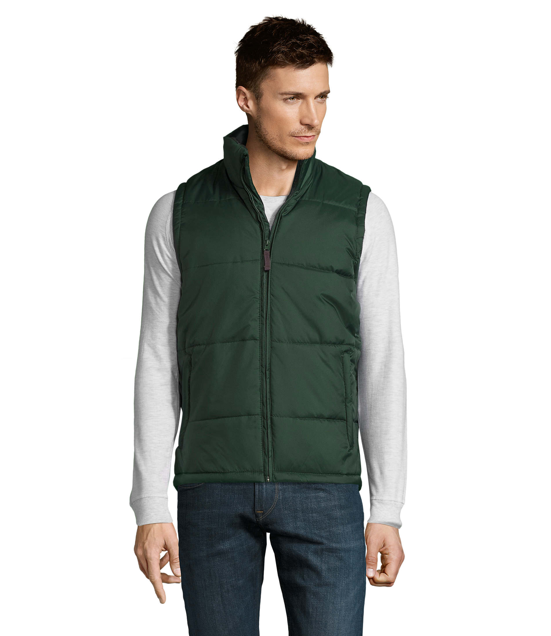 Gilet, Weste, Puffer, Grün, Reißverschluss, Weste, Puffer, Steppweste, grün, Seitentaschen, Weste, Puffer, Gepolstert, Grün, Reißverschluss, Weste, Gesteppte Weste, Grün, Steppweste, Mantelweste, Gilet, Weste, Daunenweste, grün, Stehkragen