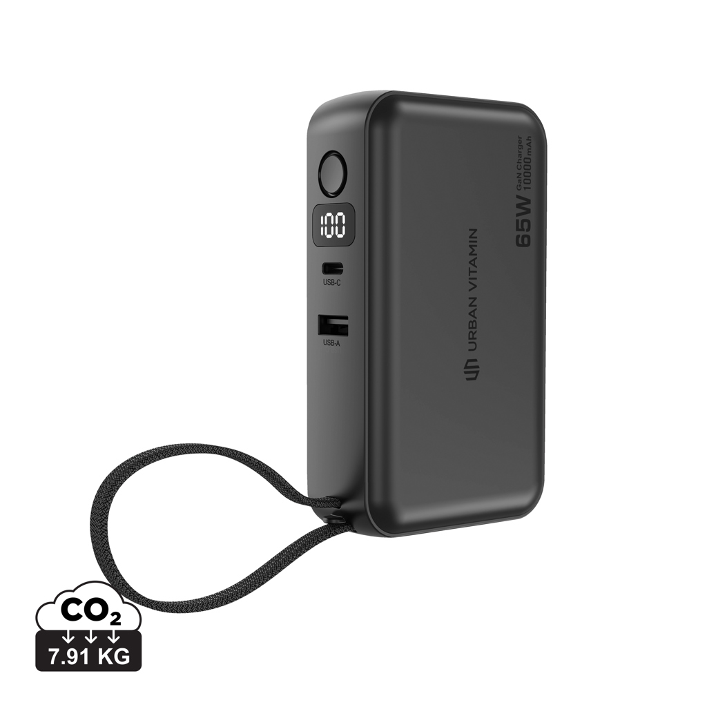 Adapter, Elektronik, Hardware, Computerausrüstung, Powerbank, 65W, 10000mAh, USB-C, USB-A, Powerbank, 65W-Ladegerät, USB-C, USB-A, Schlauchleine, Powerbank, 65W, 10000mAh, USB-C, USB-A