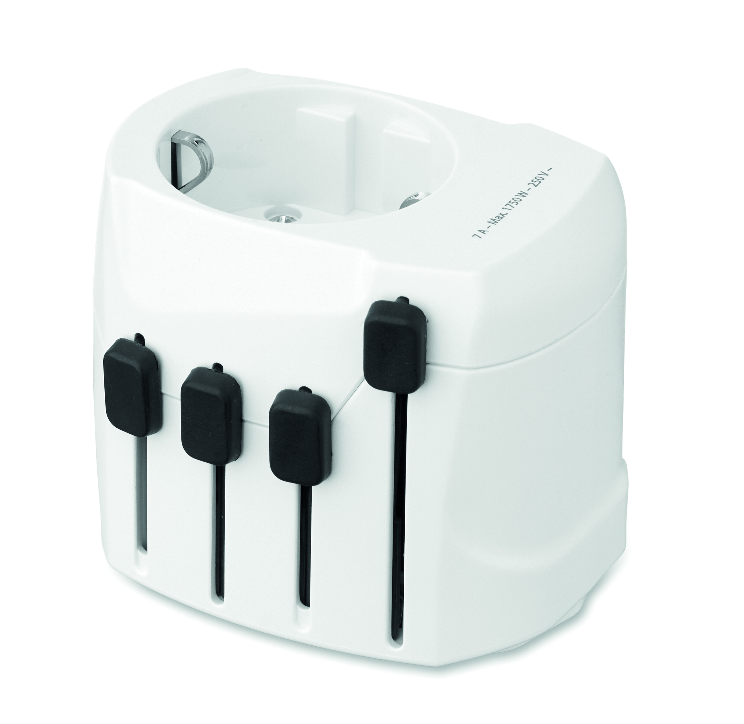 Steckdosenleiste, Adapter, Adapterblende, Mehrfachstecker, Kabelclips
