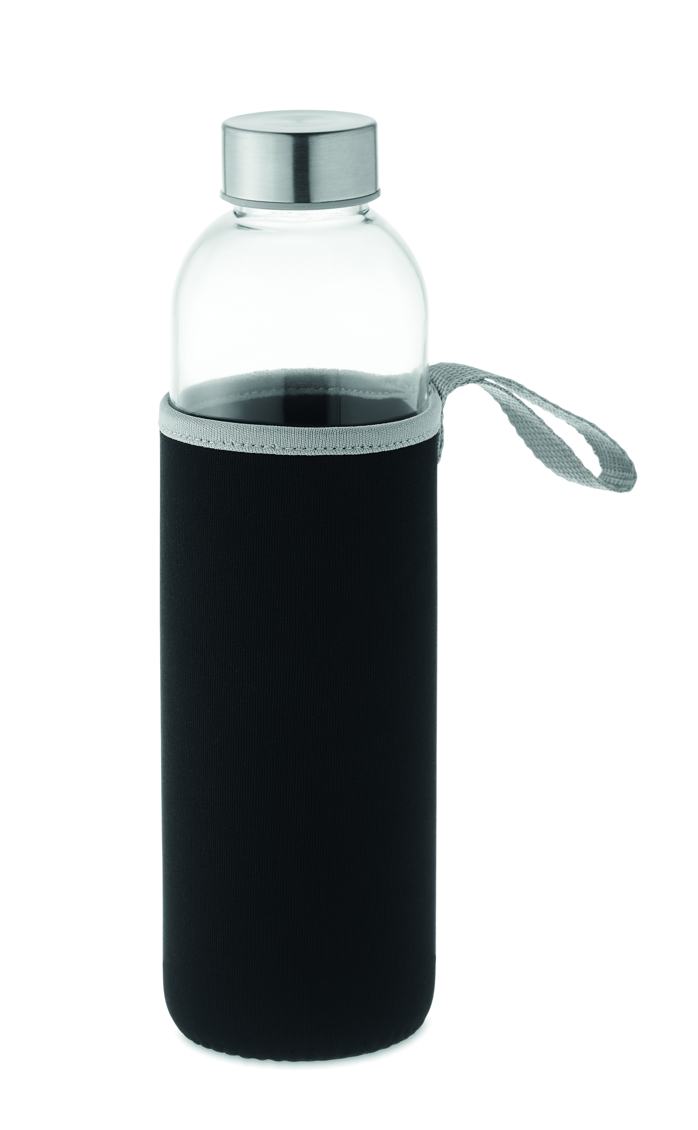 Wasserflasche, Trinkflasche, Glasflasche, Kühlbehälter, Trageband