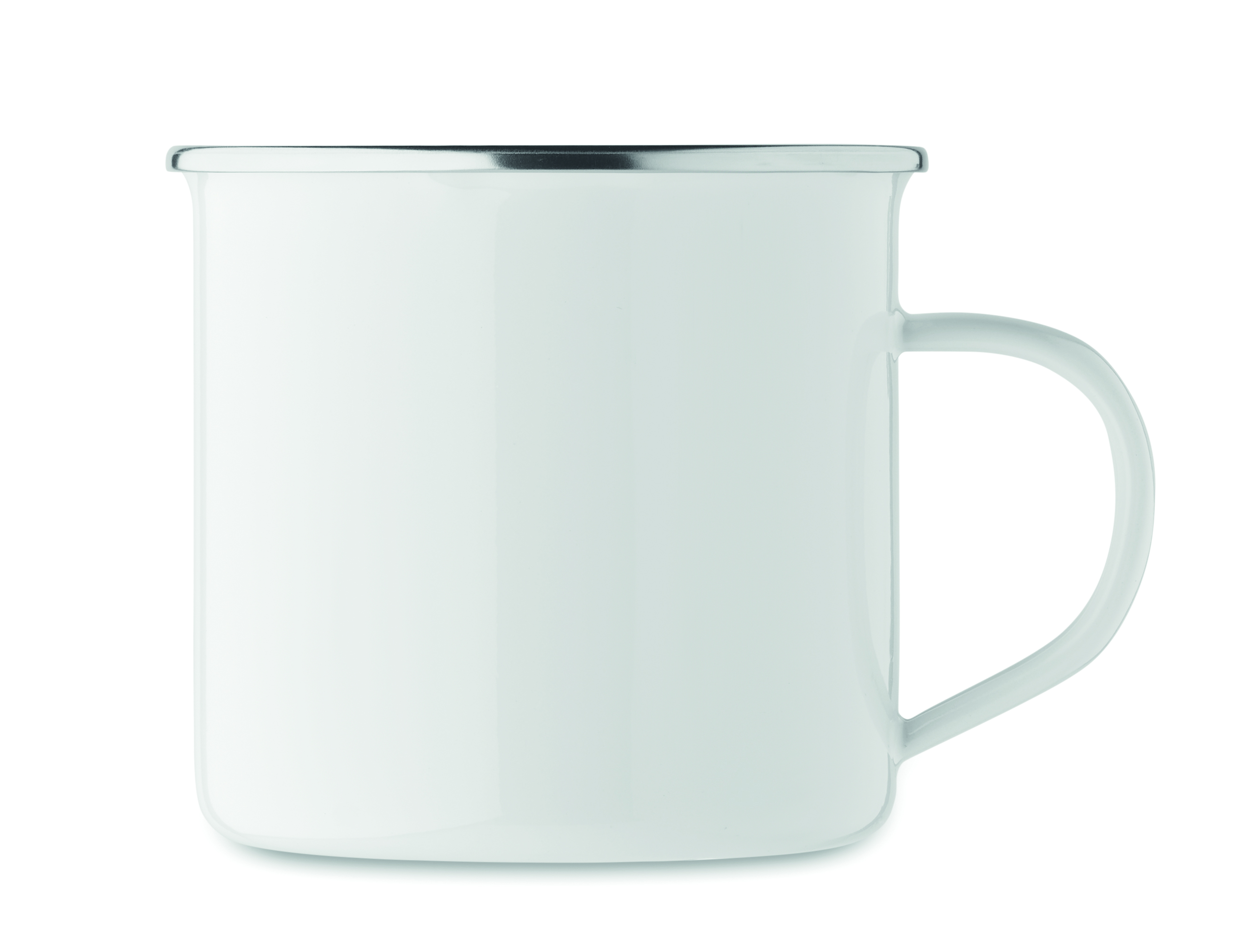 Porzellanbecher, weißer Becher, Kaffeebecher, glasierte Tasse, Henkelbecher, Becher, Tasse, Keramik, weiße Farbe, Griff, Becher, Kaffeebecher, Glasbecher, Tassenform, einfacher Stil