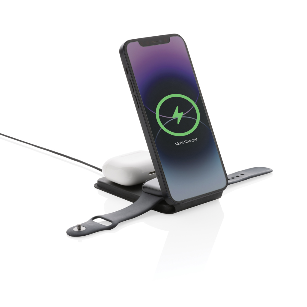 Elektronik, Handy, Telefon, wireless charger, Phonehalterung, magnetisches Ladegerät, iPhone kabelladen, Ladestation, Handy-Ladestation, Ladegerät, Kabelloses Laden, Schwarz, Magnetisches Haltersystem
