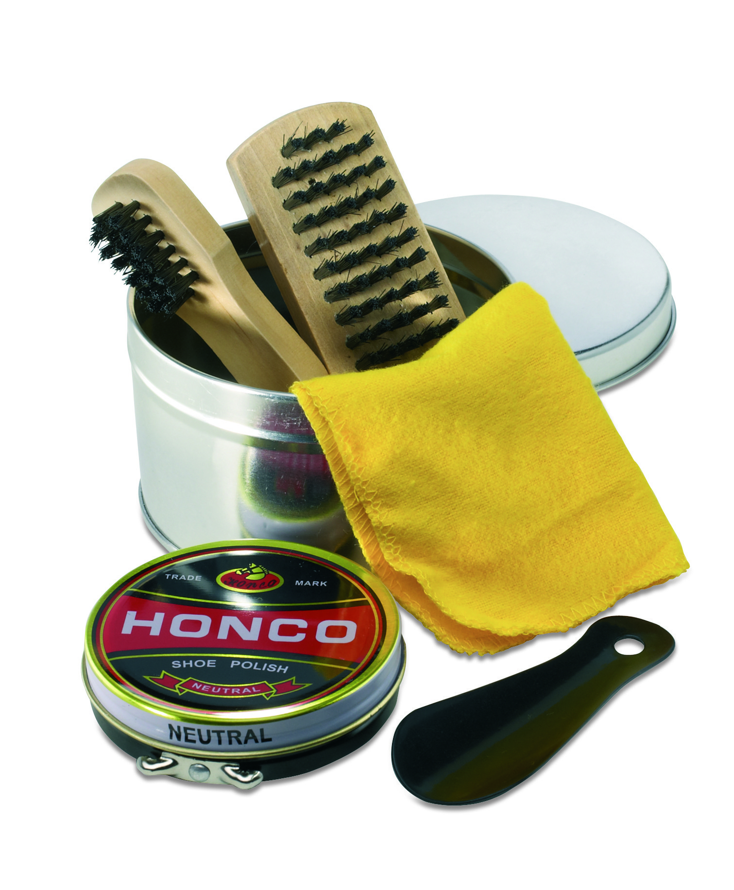 Schuhpflege, Bürsten, Lederpflege, Tuch, Politur, Schuhpflege, Shoe Polish, Pflegeset, Brillenbürste, Tuch, Schuhpaste, Dose, Borstenbürsten, Tuch, Glanz, Schuhpolitur, Bürsten im Set, Pflege-Set, Schuhpflege, Neutrale Politur