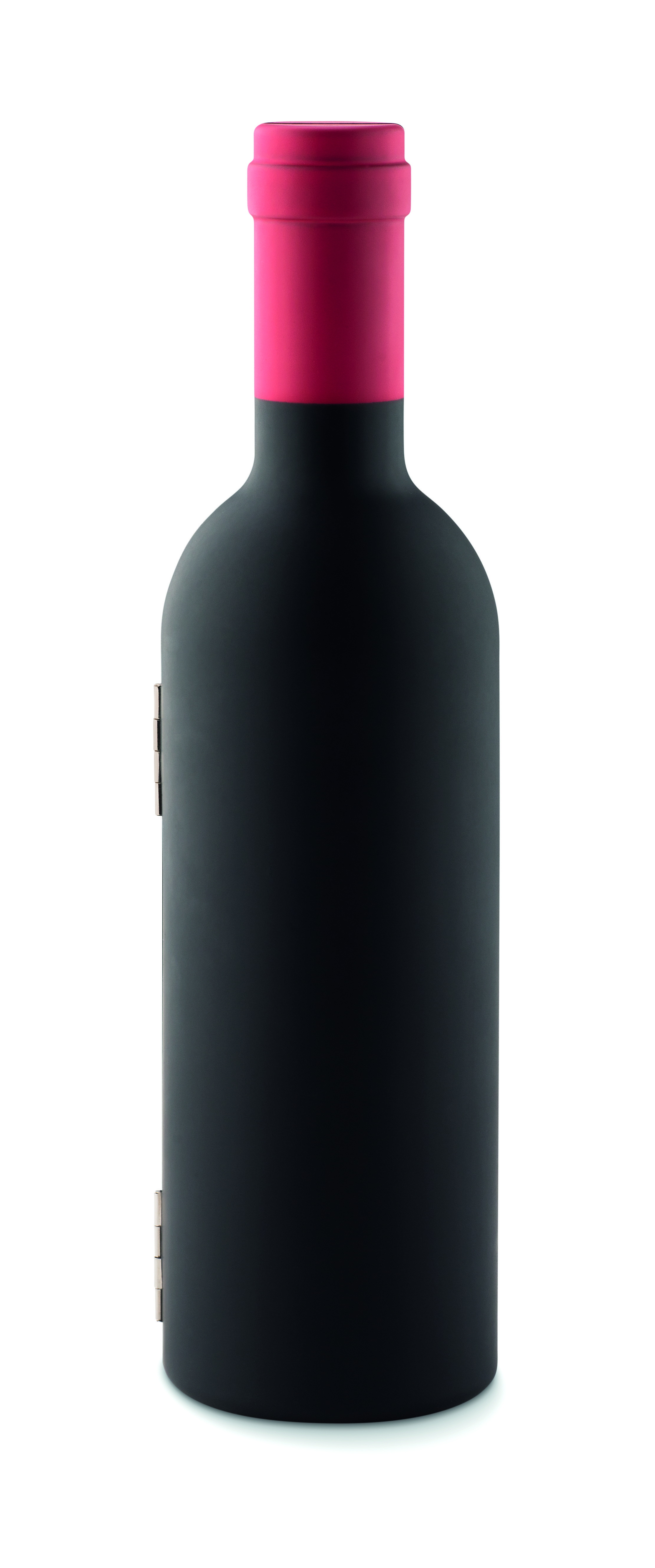 Flasche, Weinflasche, dunkel, matte, pink-Deckelhut?