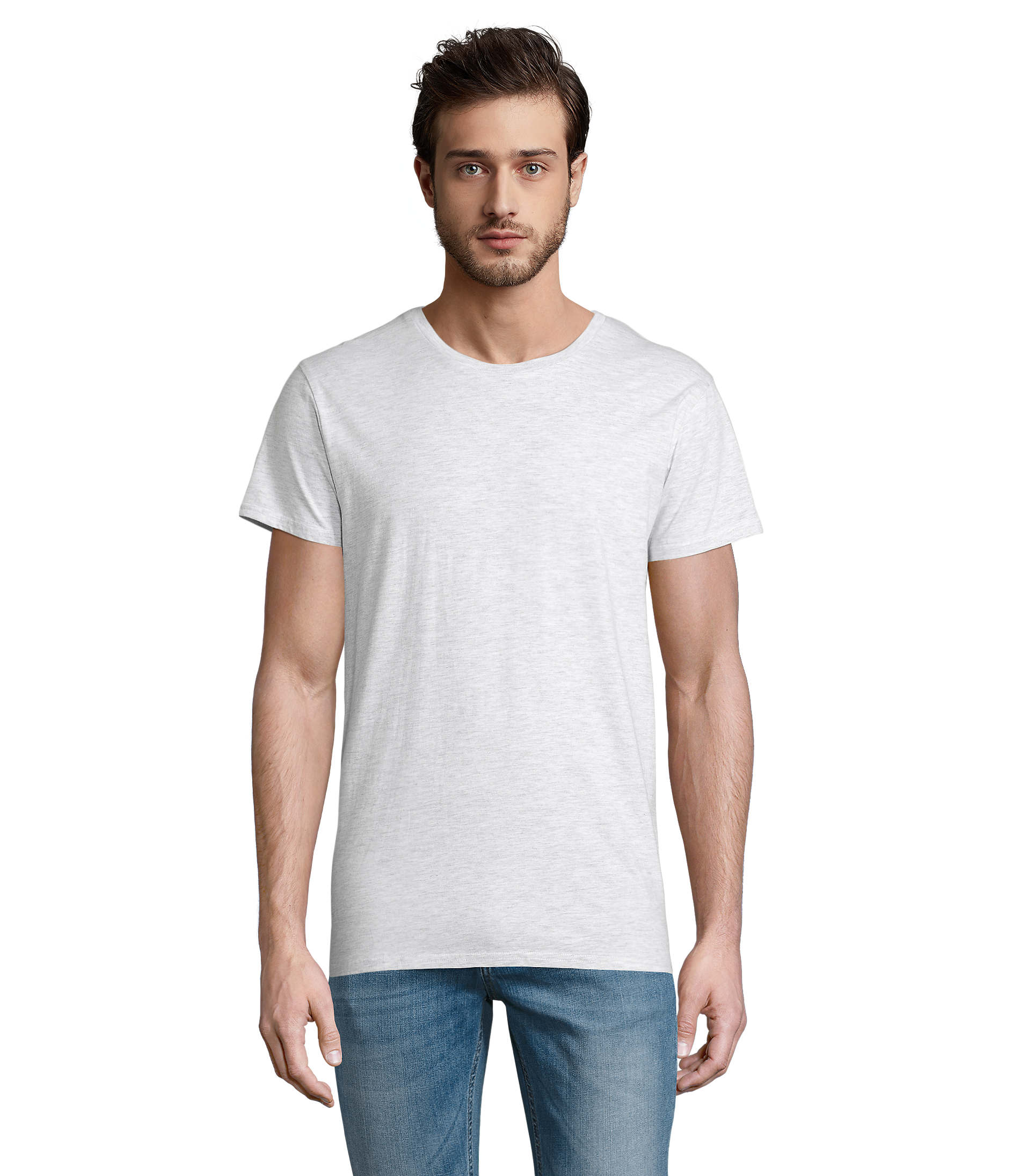 T-Shirt, Schlicht, Kurzarm, Rundhals, Unisex?, Tee, T-Shirt, Baumwolle, unifarben, Kurzarm, Tee, T-Shirt, Kurzarm, Crew-Neck, helles Grau, T‑shirt, Kurzarm, Graustufe, Unifarben, Baumwolle, Tee shirt, Plain tee, Crew neck, Short sleeve, Light gray