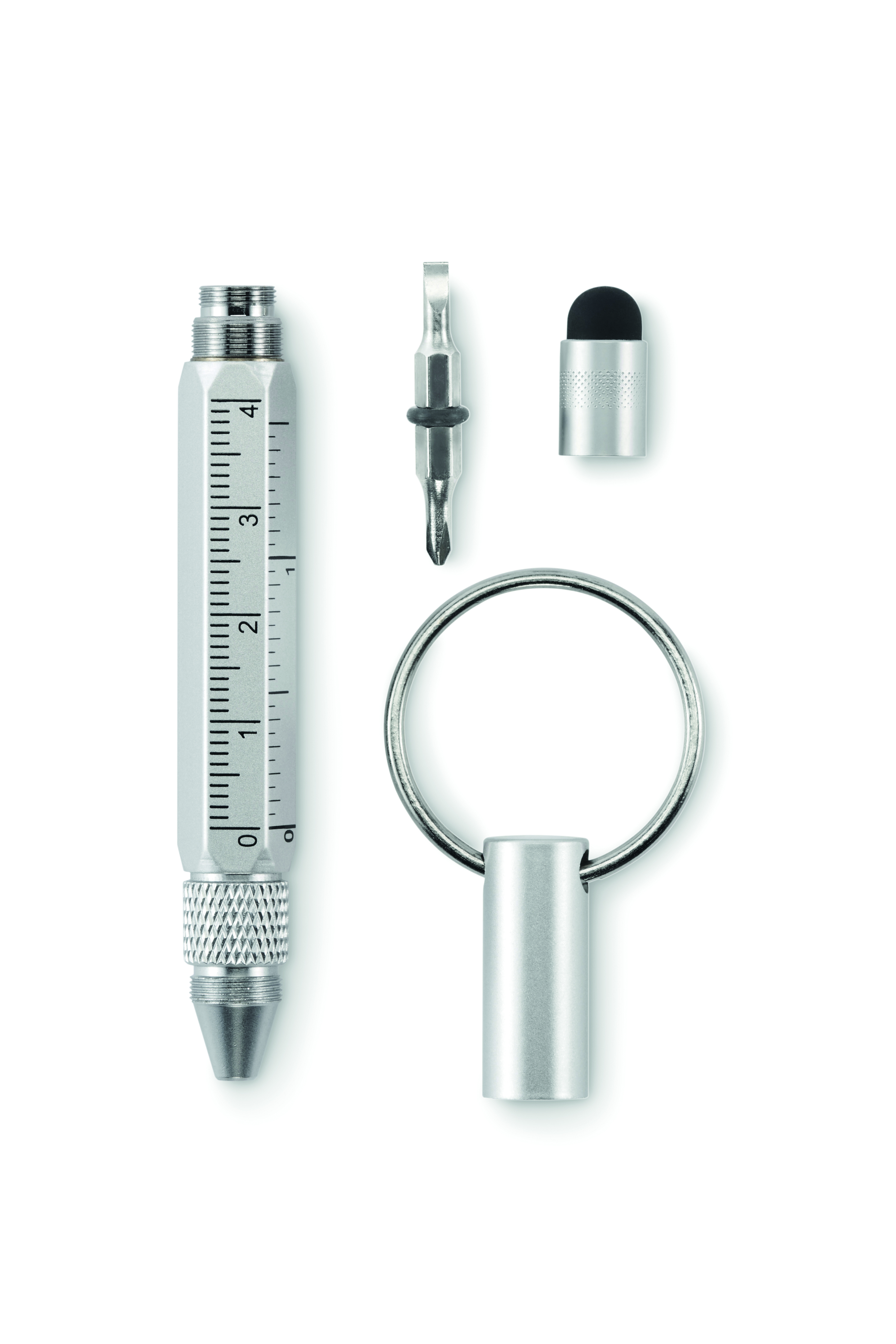 Schraubendreher, Werkzeug, Messringe, Schlüsselring, Adapterset, Zugmesser, Schraubendreher, Schlüsselkette, Stifthalter, Messwerkzeug, pocket caliper, sliding gauge, measuring tool, caliper ruler, key ring accessory