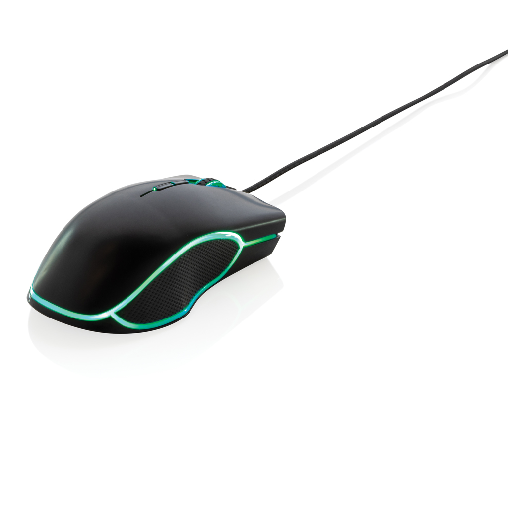 Computerausrüstung, Elektronik, Hardware, Maus, Maus, Gaming, USB, LED, schwarz, Gamingmaus, kabelgebene Maus, LED-Beleuchtung, ergonomisch, schwarz, Gaming-Maus, RGB-Beleuchtung, USB-Maus, Gummierte Seiten, Kabelgebunden