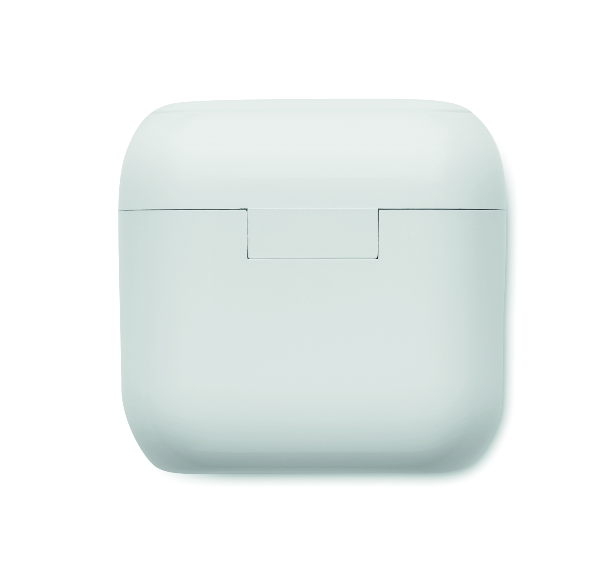 case, earbuds, charging case, white, wireless, AirPods-Hülle, Funkkopfhörer-Hülle, Kunststoffhülle, Weiße Hülle, Ladekoffer, case, earbuds, kabellos, aufladung, quadratisch