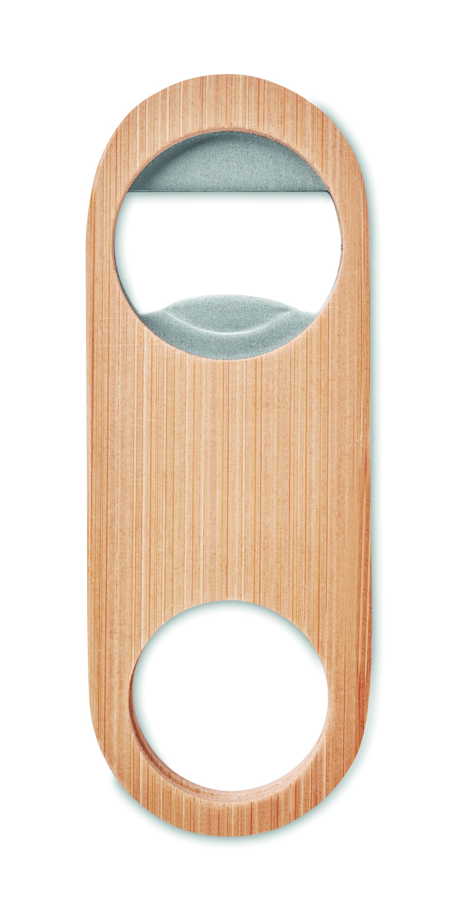 Holz, Flaschenöffner, Holzgriff, Rundgriff, Sanfter Metallrand