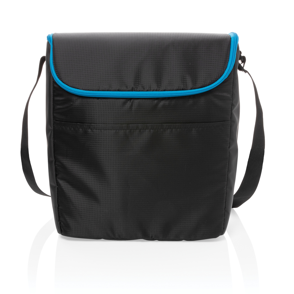 Tasche, Zubehör, Handtasche, Umhängetasche, Schultertasche, Schwarz, Nylon, Reißverschluss,  Messenger-Tasche, schwarze Tasche, Schultertasche, blauer Rand, Softcase, Schultertasche, Crossbody, Schwarz, Nylon, Reißverschluss