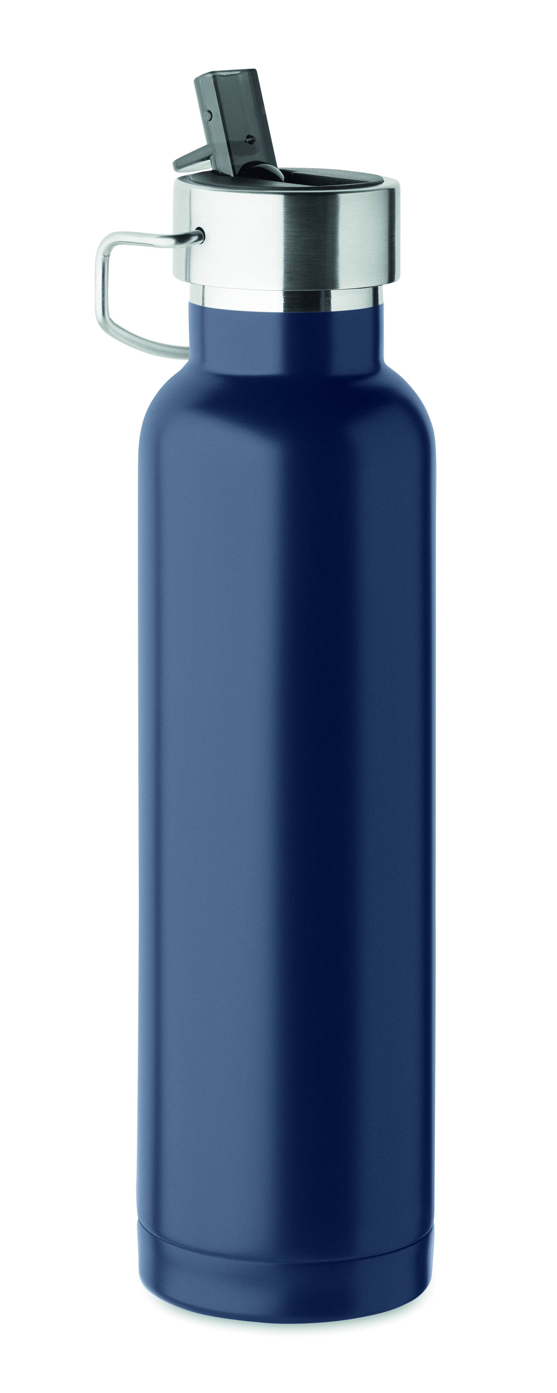 Trinkflasche, Wasserflasche, Aluminiumdeckel, Stahldeckel, Metallic blau, Wasserflasche, Trinkflasche, Metallic, Auslaufsicher, Stahl, Flasche, Trinkflasche, Edelstahl, Stahl, Schraubverschluss