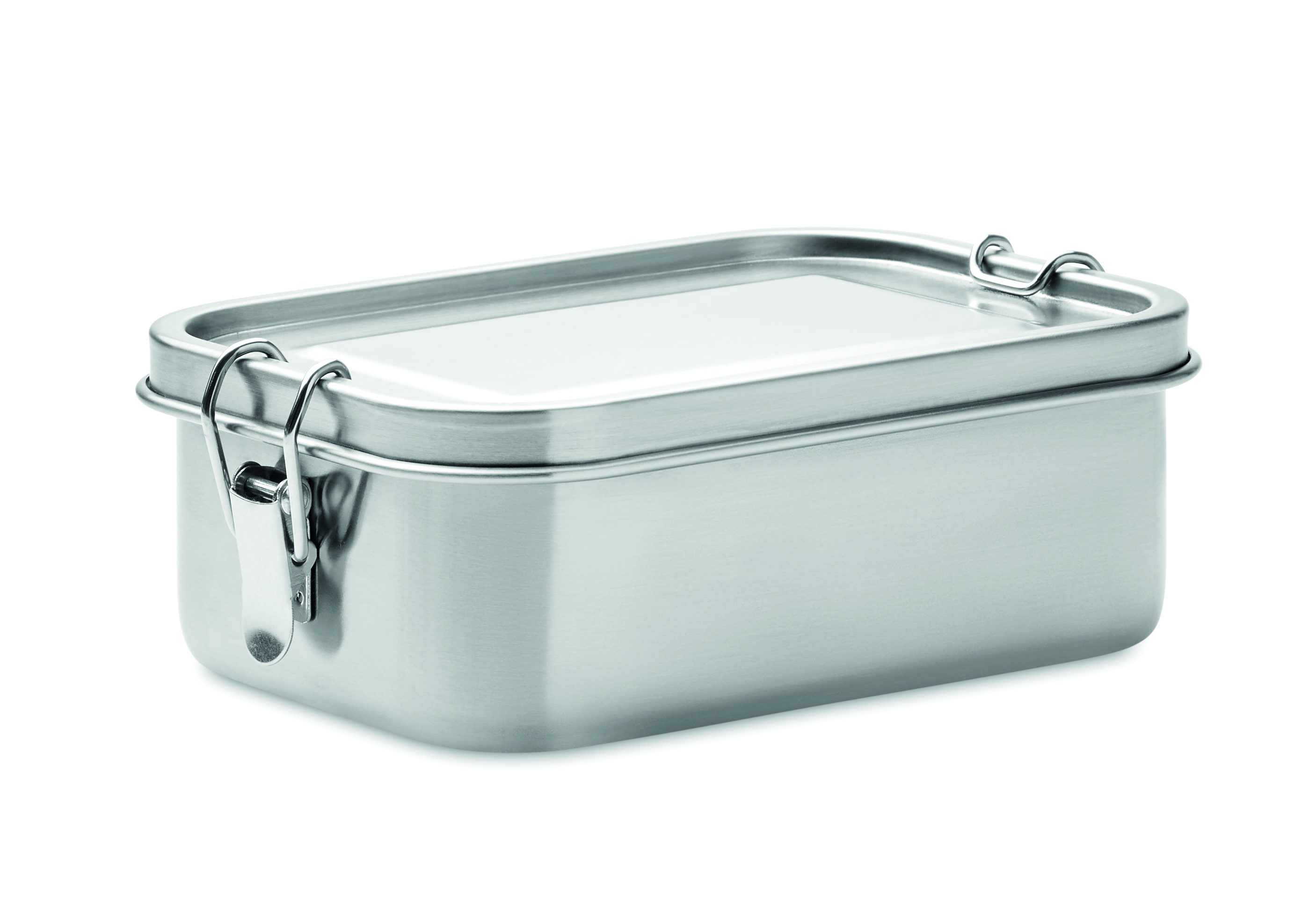 brotbox, metalbox, Edelstahl, Lunchbox, Verschlussklammer