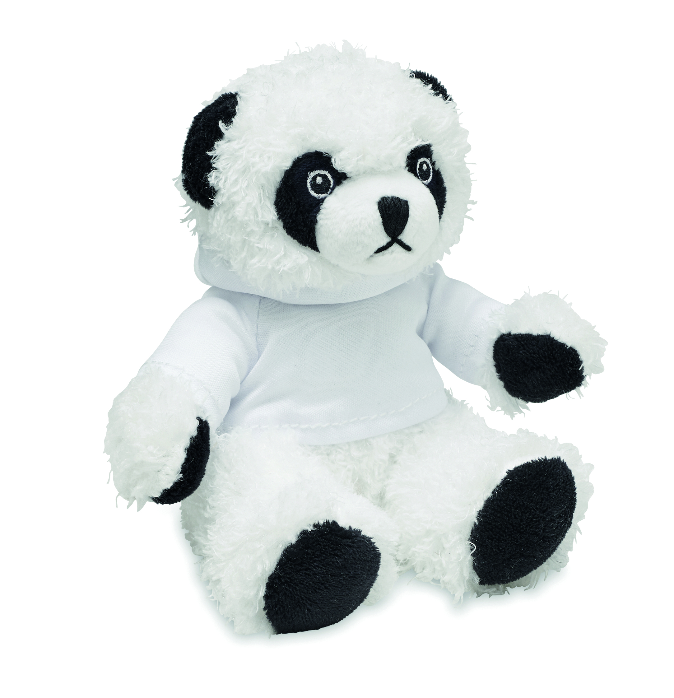 Plüschtier, Panda, weiß, Schal, Kuscheltier