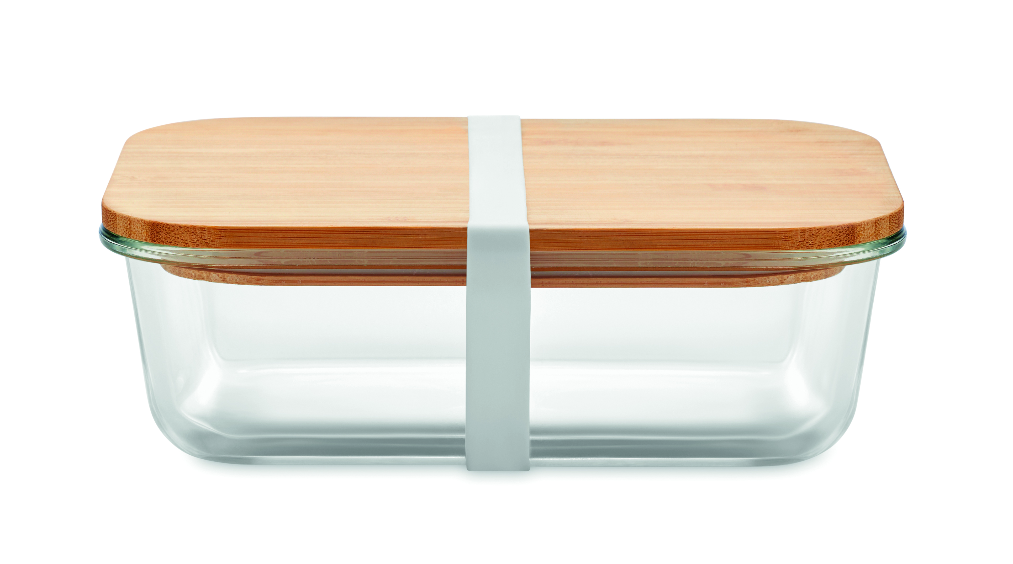 Glasbehälter, Aufbewahrungsdose, Bambusdeckel, Glasbehälter mit Bambusdeckel, Frischhaltedose