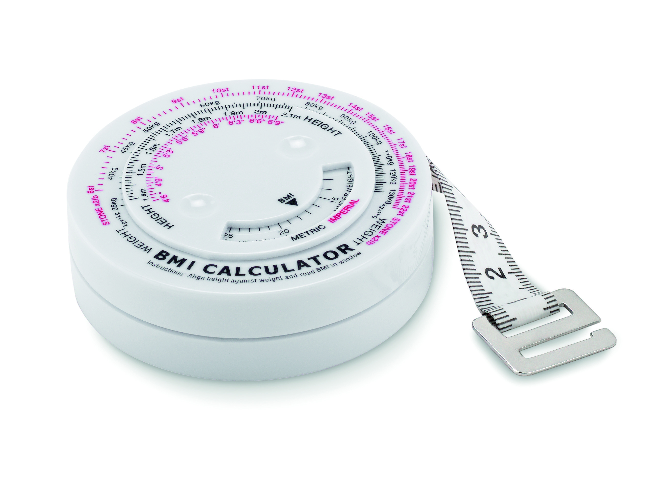 BMI-Rechner, Körpermasse-Index, Messband, Gewichtsgerät, Weißes Gerät