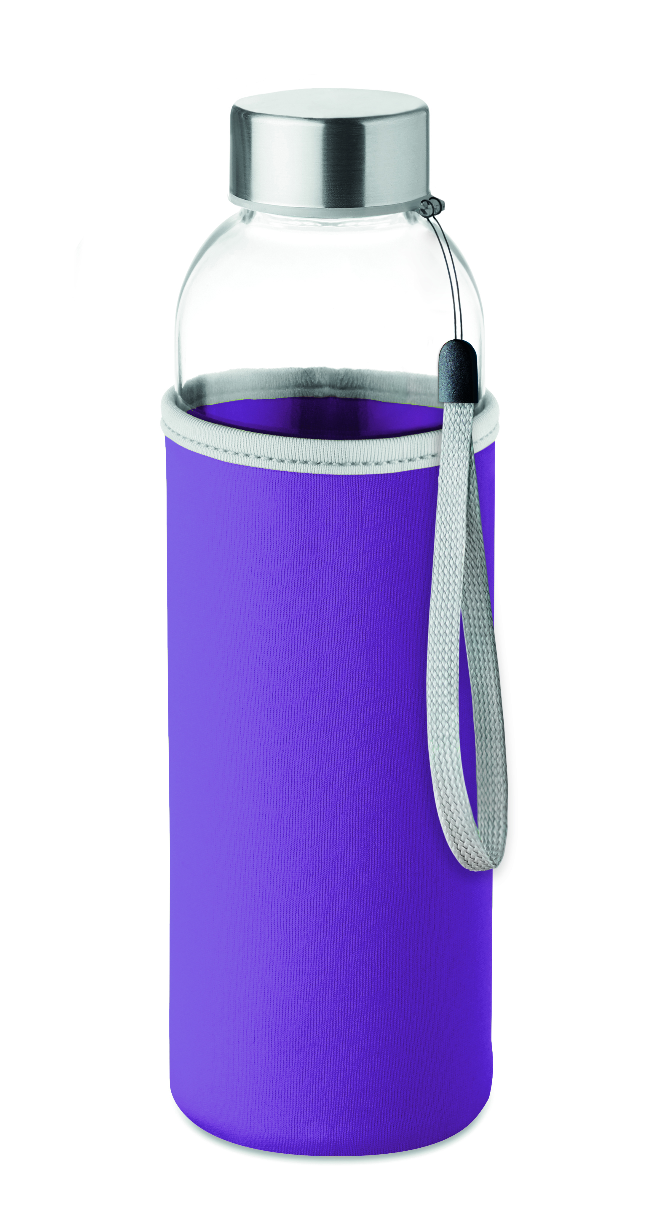 Flasche, Trinkflasche, Sportflasche, Schlaufenhalter, Lila
