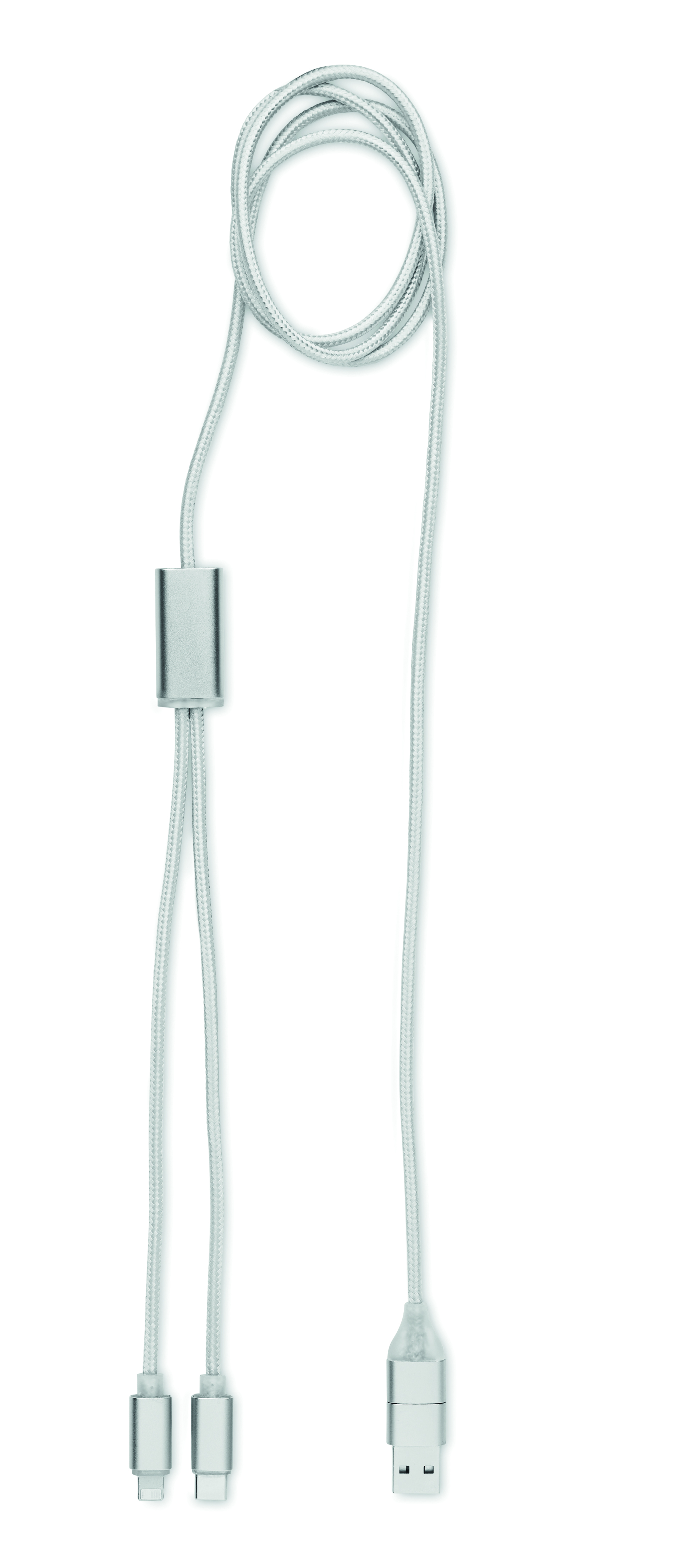 Lavalierkabel,  USB-C zu USB-A Adapter, Ladekabel, geflochtetes Kabel, Silberkabel, ladder clip?, USB-C?, Ladekabel, Datenkabel, silbernes Kabel, Kabel, Ladekabel, USB-C, Typ-C, Magnetischarretierung