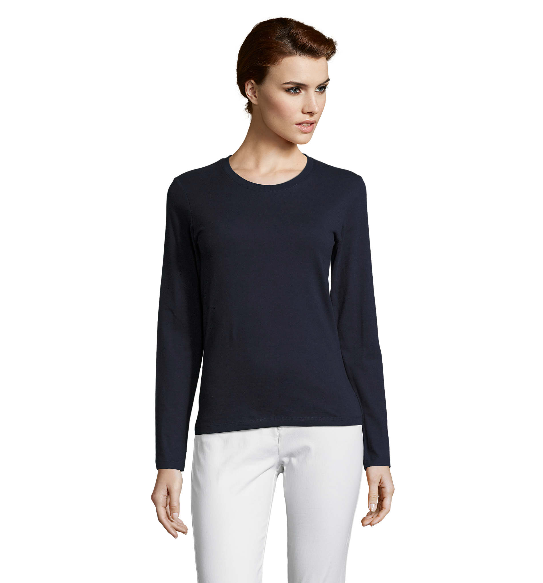 Langarmshirt, dunkelblau, Kleidung, Crewneck, leicht, langarmshirt, Navy, dunkelblau, Basics, Baumwolle, Langarmshirt, Navy, Dunkelblau, Rundhals, Baumwollmaterial, dunkler-pullover, langarmshirt, rundhals, bauschige-passform?, navyblau