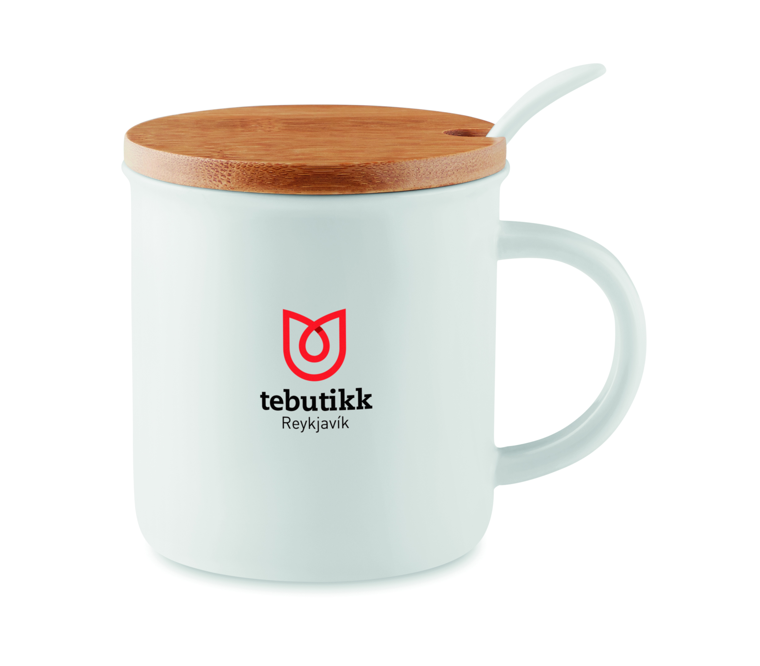 Becher, Tassen, Keramikbecher, Holzdeckel, Reykjavík
