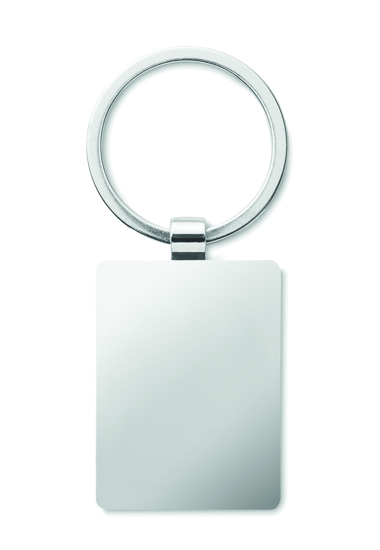 Ring, Schlüsselanhänger, Metall, Silber, leerplatte