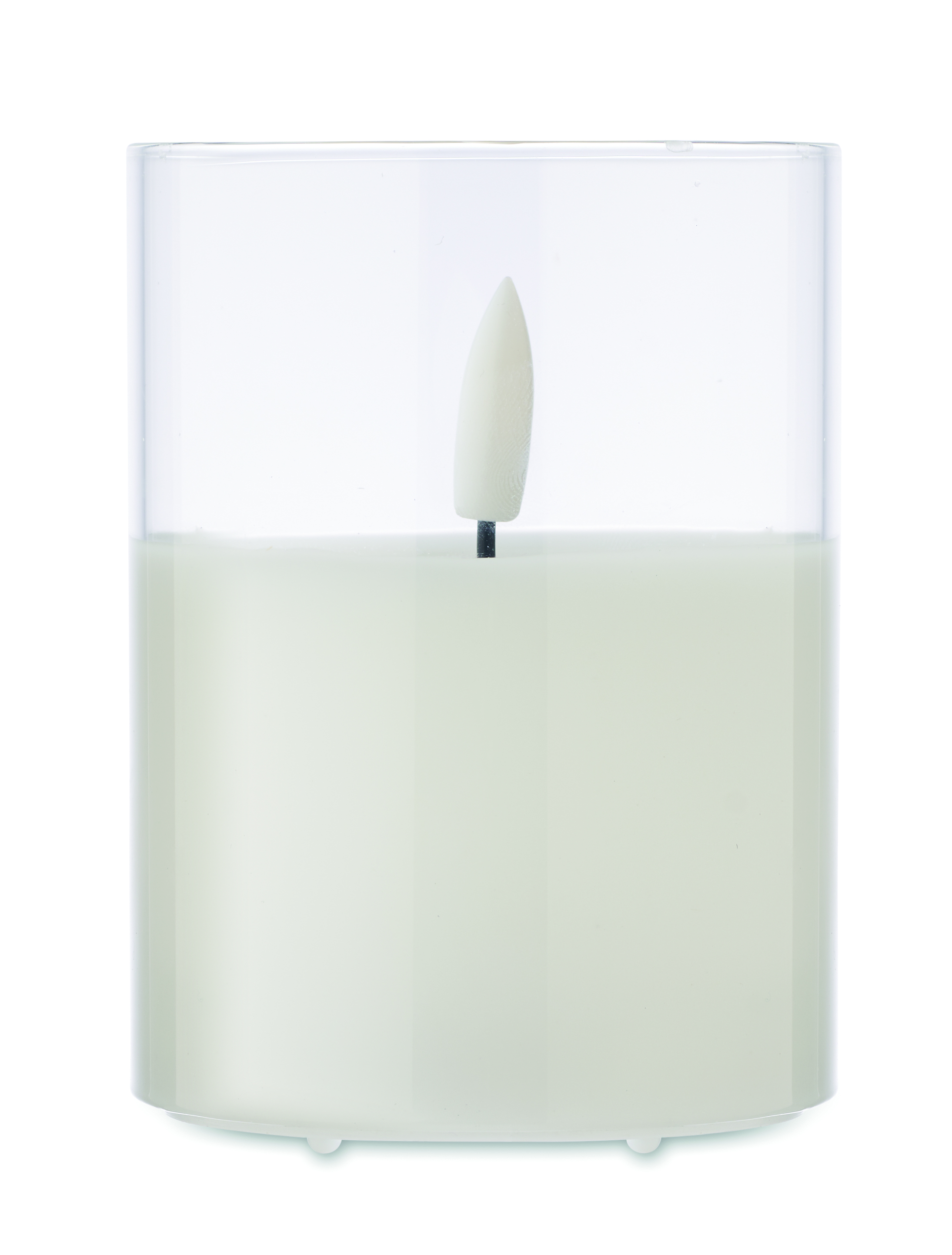 Wachskerze, LED-Lampe, Teelicht, Kerze, Kunststoffbehälter, LED-LW-Teelicht, Teelicht, Weißes Wachs, Elektrischer Kerzenschein, Kerzenwachs, LED, Beleuchtung, Kerze, Wachs, Wohlfühlen