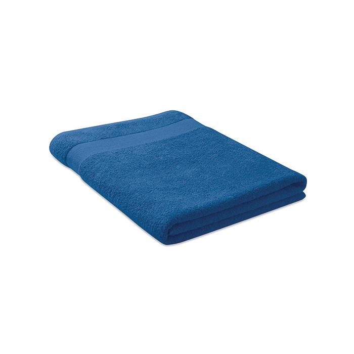 Badehandtuch, Baumwolltuch, Frottee, blau, großes Handtuch