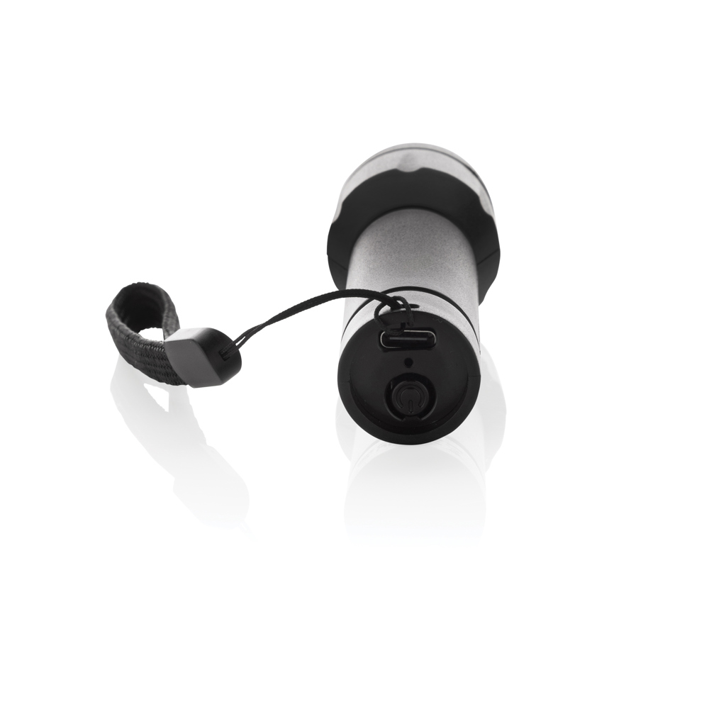 Taschenlampe, USB-Ladeanschluss, Kappe, Kabel, Stromversorgung, Taschenlampe,  USB,  Tragbar,  Akku,  Micro-USB, Taschenlampe, LED, USB-C, Powerbank, Schwarz, Trinkflasche, Camping-Becher, USB-Ladeanschluss, Kappenverschluss, Schlüsselband