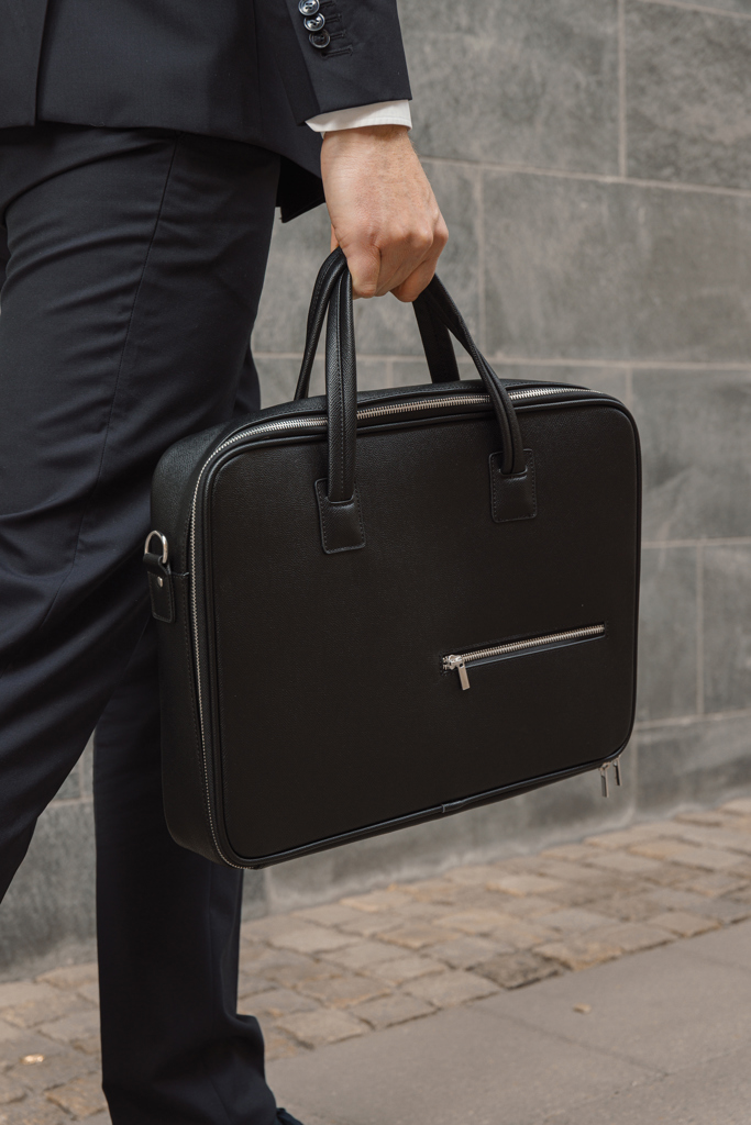 Aktentasche, Leder, Schwarz, Reißverschluss, Handtasche, Koffer, Aktentasche, Schwarz, Reißverschluss, Lederimitat, aktentasche, handgepäck, reissverschluss, schwarz, lederimitat