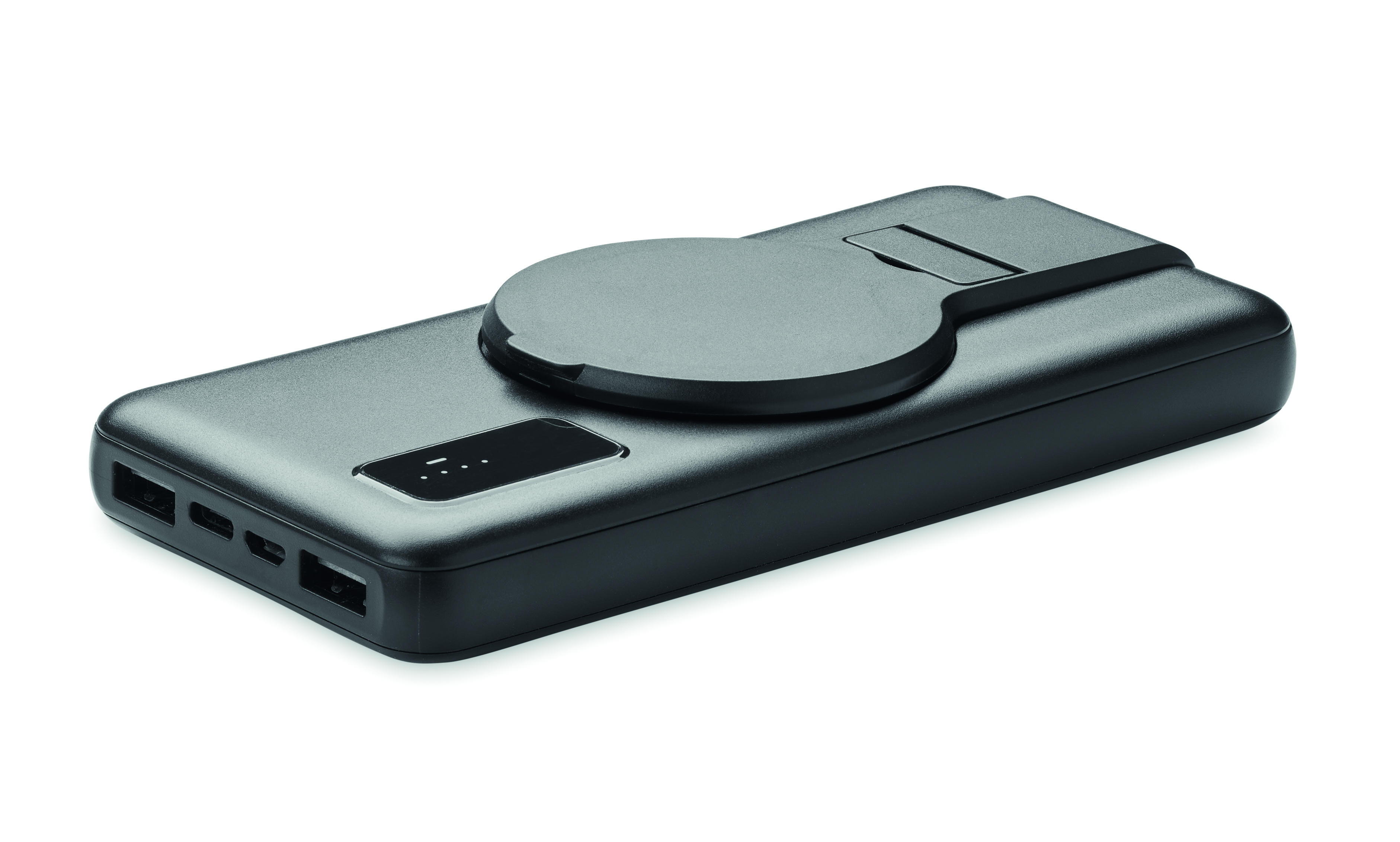 Powerbank, Ladegerät, USB-C, QI-Ladefunktion, Kompakt