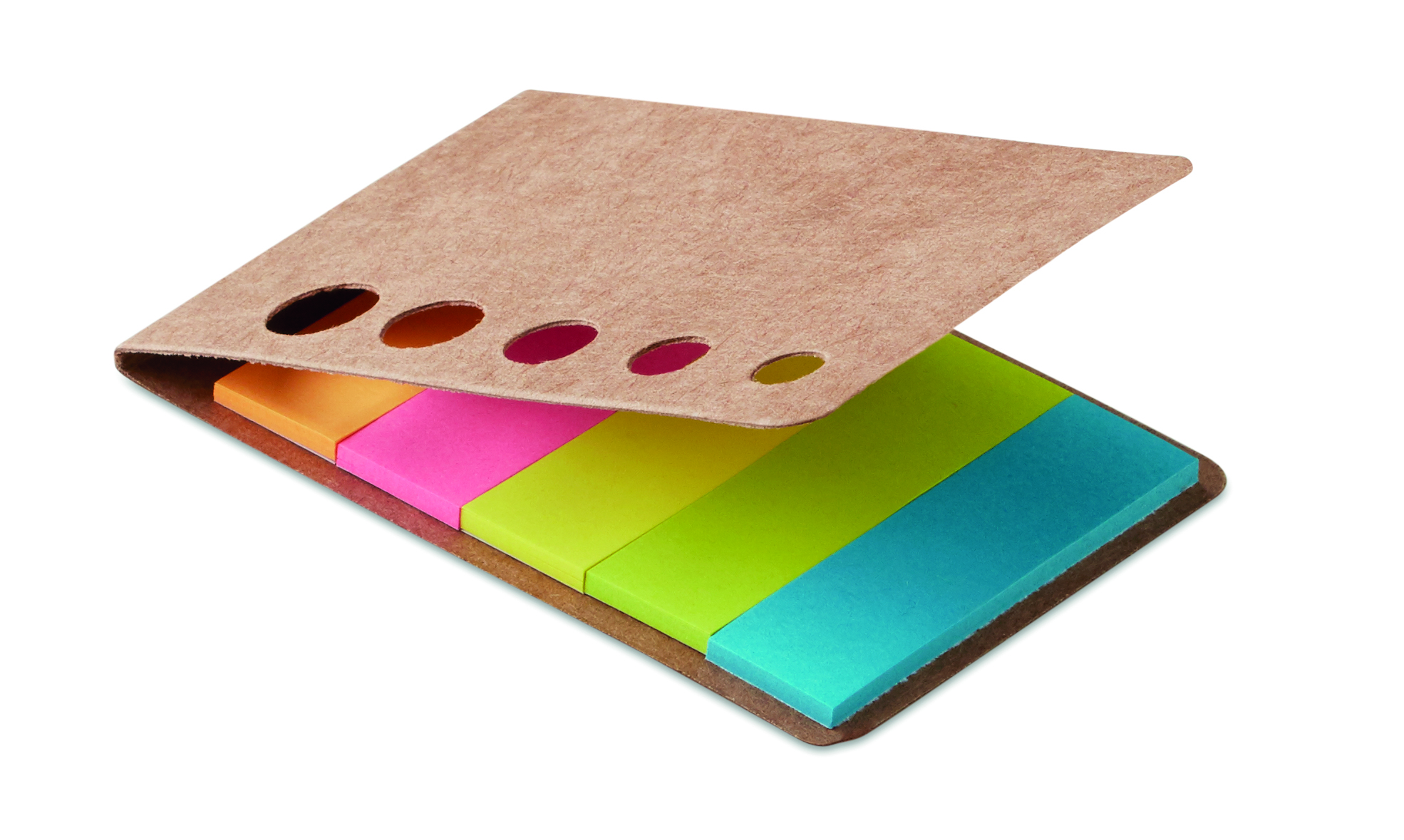 Notizblock, Post-it, Bunte Notizzettel, Sticky Notes, Kartonhülle