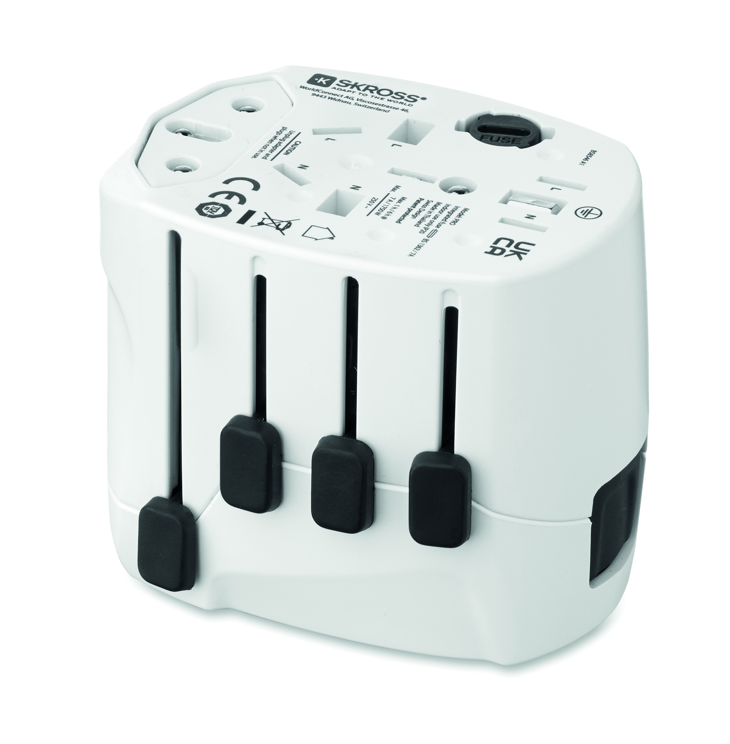 Mehrfachsteckdafel, Überspannungsschutz, elektrische Steckdose, Netzadapter, EU-Steckdosenadapter