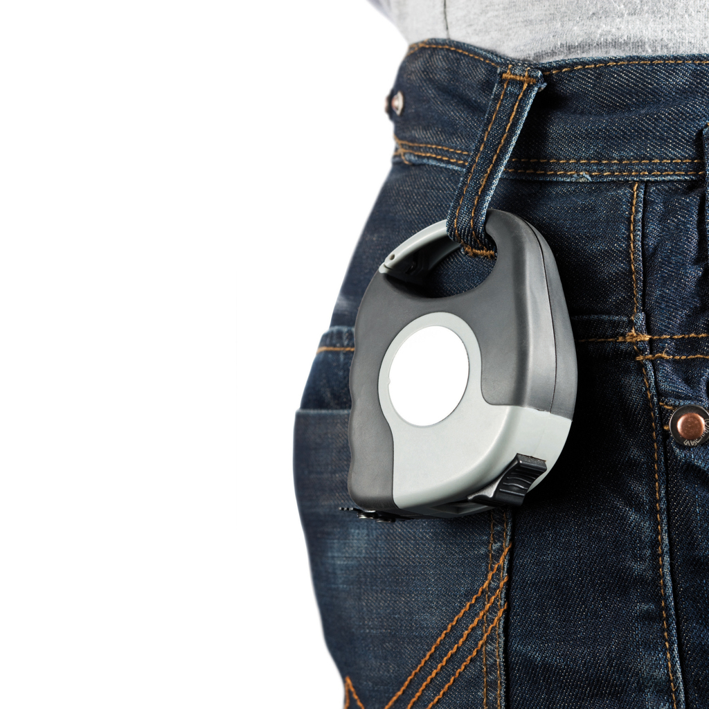 Bekleidung, Jeans, Hosen, Zubehör, Elektronik, Taschenuhr, Tasche, Gurtband, Material: Kunststoff, Kordelhalterung, Gürtelclip, Maßband, Tape measure, Klippenmesser, Gürtelhalter, Maßband, Messband, Werkzeugzubehör, Taschenclip, Jeans-Tasche
