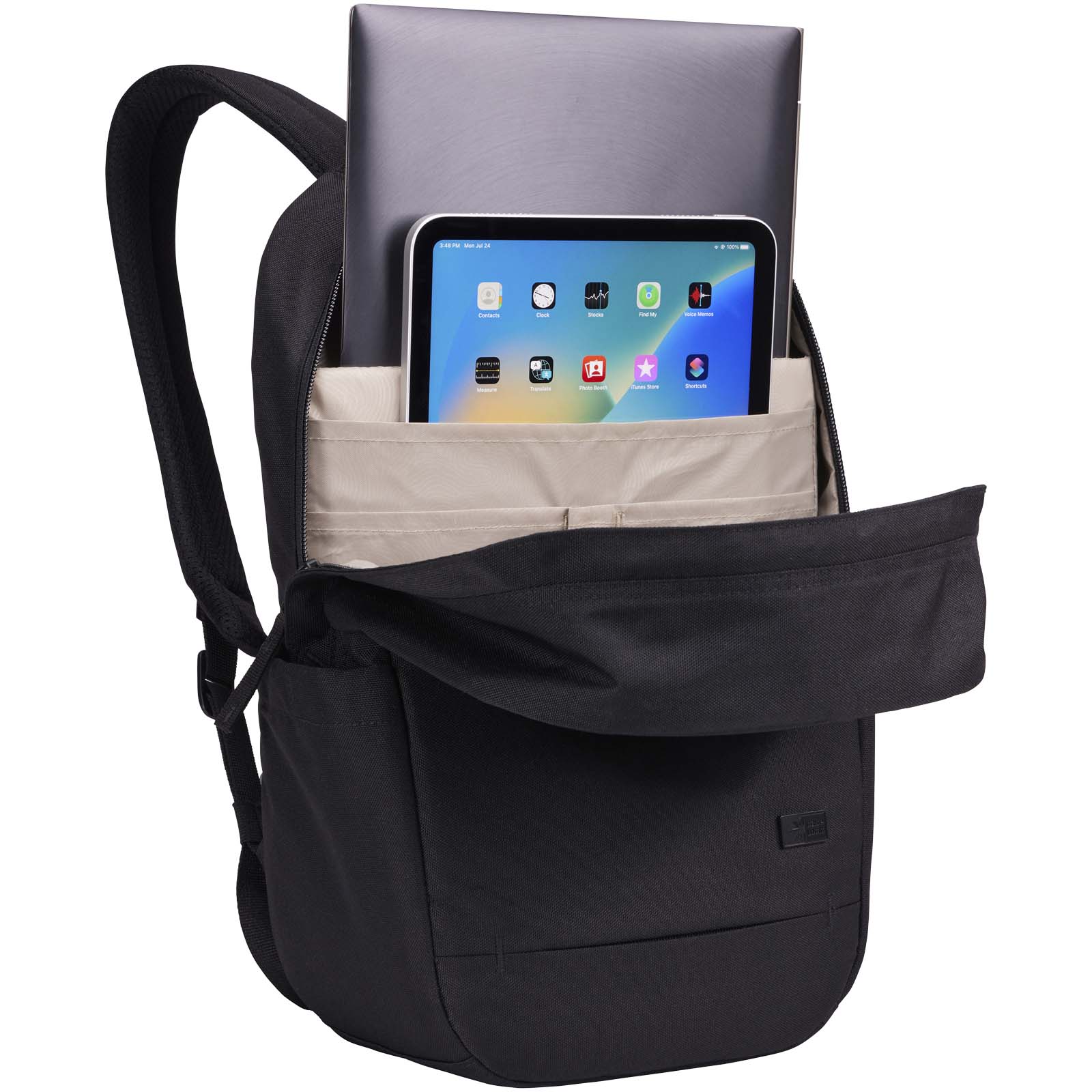 Rucksack, Rucksack, Laptopfach, Schwarz, Tabletetasche