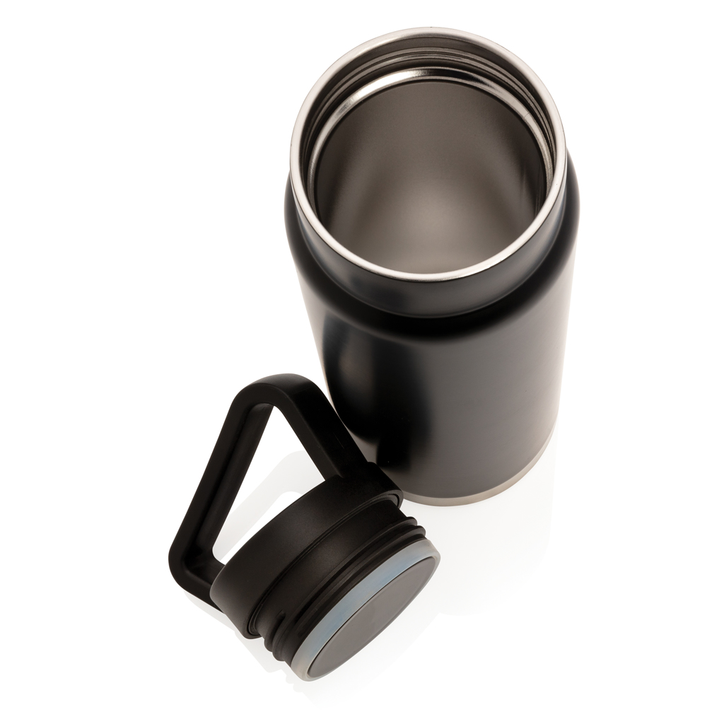 Thermobecher, Trinkbecher, Auslaufsicher, Stahl, schwarz, Therm-Becher, Reisebecher, Edelstahl, Schwarz, Isolierte Deckel, Thermobecher, Stainlessstahl, schwarz, auslaufsicher, Kappe, Thermoskanne, Trinkbehälter, Auslaufsicher, Edelstahl, Schwarz