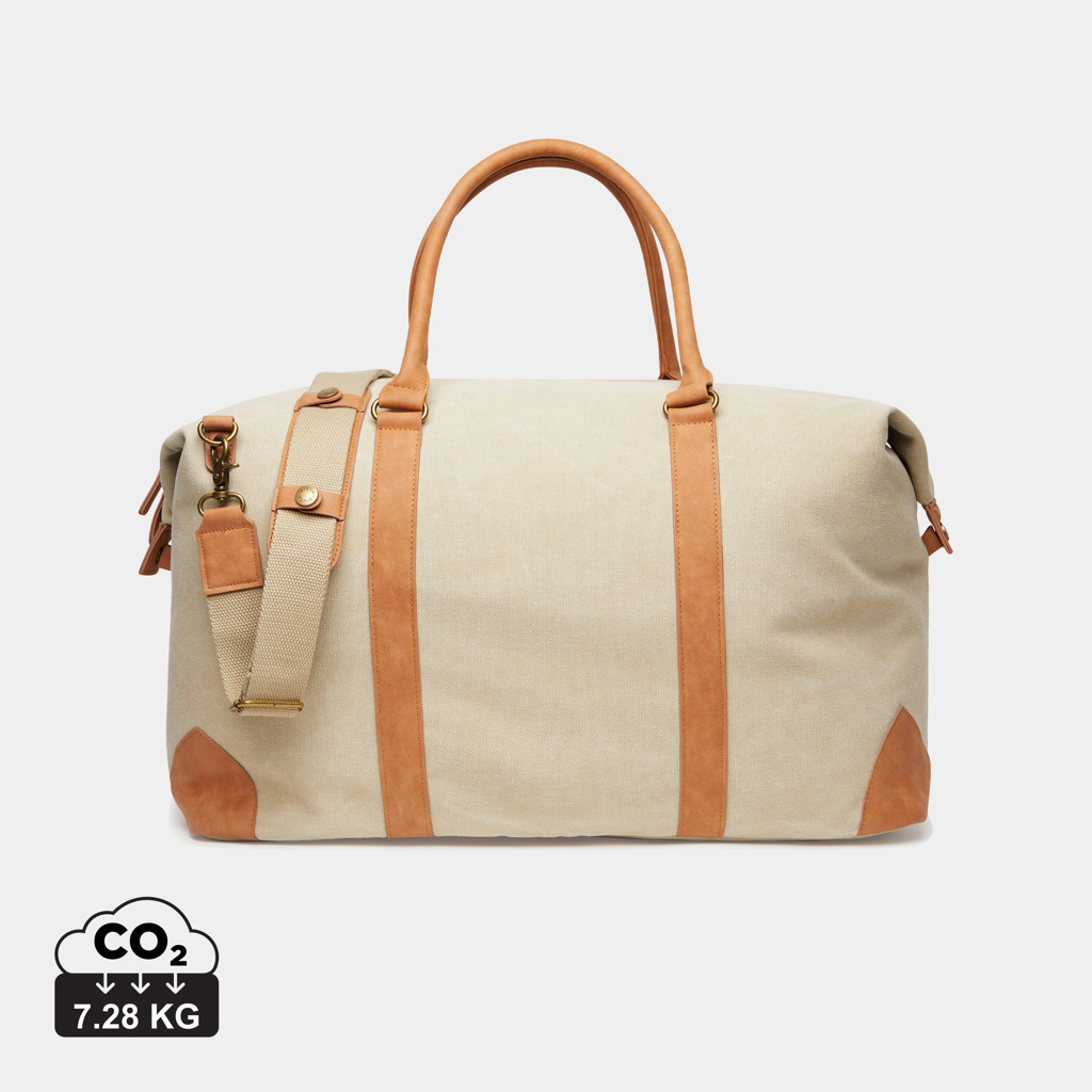 Zubehor, Tasche, Handtasche, Tragetasche, Geldbörse, duffel bag, canvas bag, tan leather accents, top handles, shoulder strap