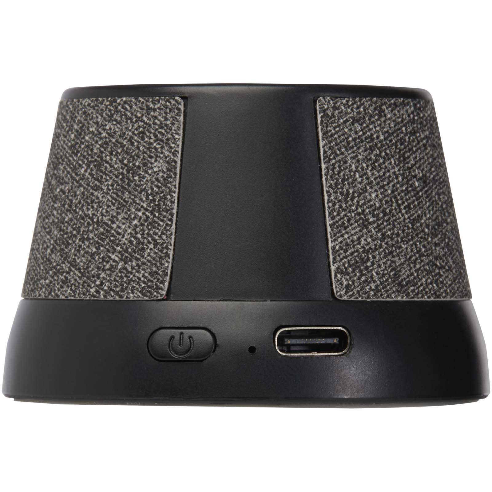 Lautsprecher, Bluetooth, Kugel-Design, USB-C, Schwarz/Grau