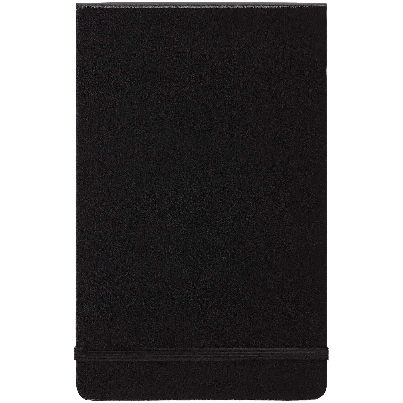notizbuch, schwarz, elastischer verschluss, journal, notizheft
