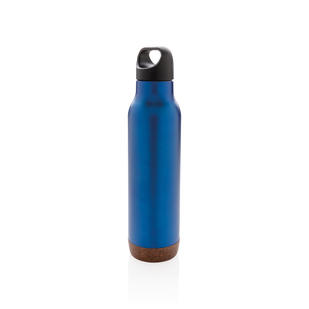 Flasche, Trinkflasche, Blau, Edelstahl, Korkboden, Trinkflasche, Wasserflasche, Aluminiumflasche, Korkboden, Blau, Wasserflasche, Trinkflasche, Stahlkörper, Blau, Korkboden, F Bottle, Stainless Steel?, Blue bottle, Water bottle, Cork bottom