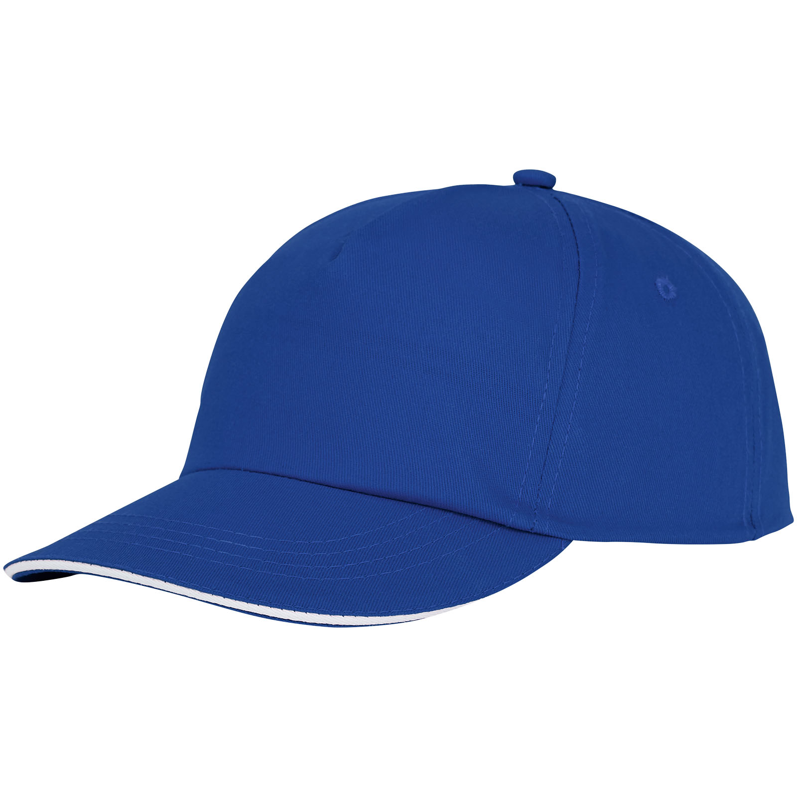 Baseball-Cap, Cotton Cap, Blue Cap, Curved Brim, Solid Color