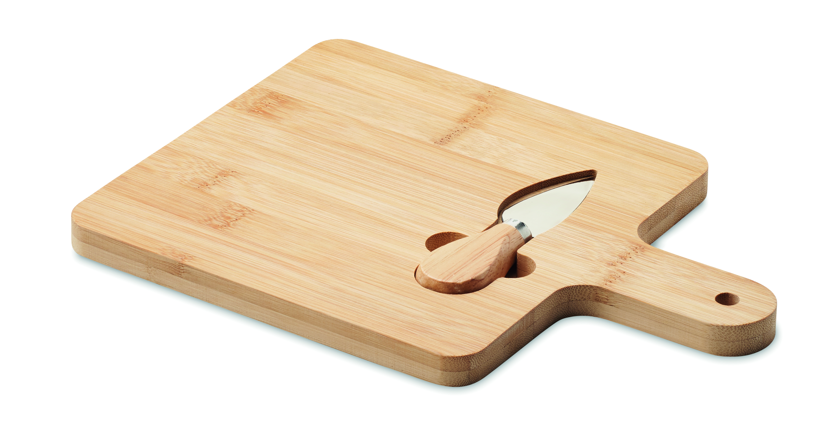 Holzbrett, Schneidebrett, Küchenbrett, Bambus, Käsemesser