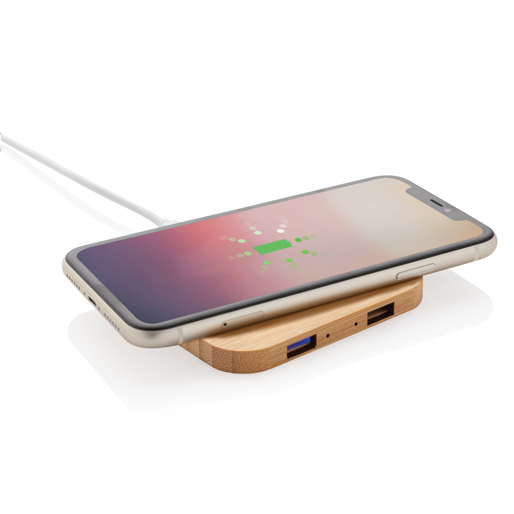 Elektronik, Handy, Telefon, Ladegerät, Ladestation, Drahtloses Ladegerät, Holzständer, Smartphone-Ladestation, Smartphone, Wireless charger, Wooden stand, USB-C, Touchscreen, drahtloses ladegerät, telefonladegerät, USB-C hub, hölzerner ständer, smartphone
