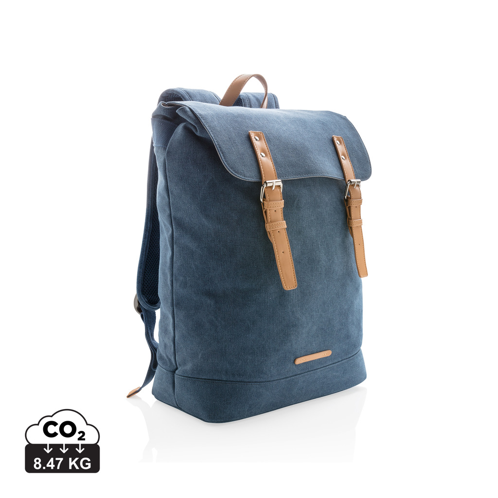 Rucksack, Rucksack, Jeansblau, Lederdetails, Körpergröße?, Rucksack, Denim, Blau, Lederhenkel, Vorderklappe, Rucksack, Denim, Rucksack, Lederriemen, Köpermaterial, Rucksack, Denim, Backpack, Lederlaschen, 8.47 kg CO2-Label