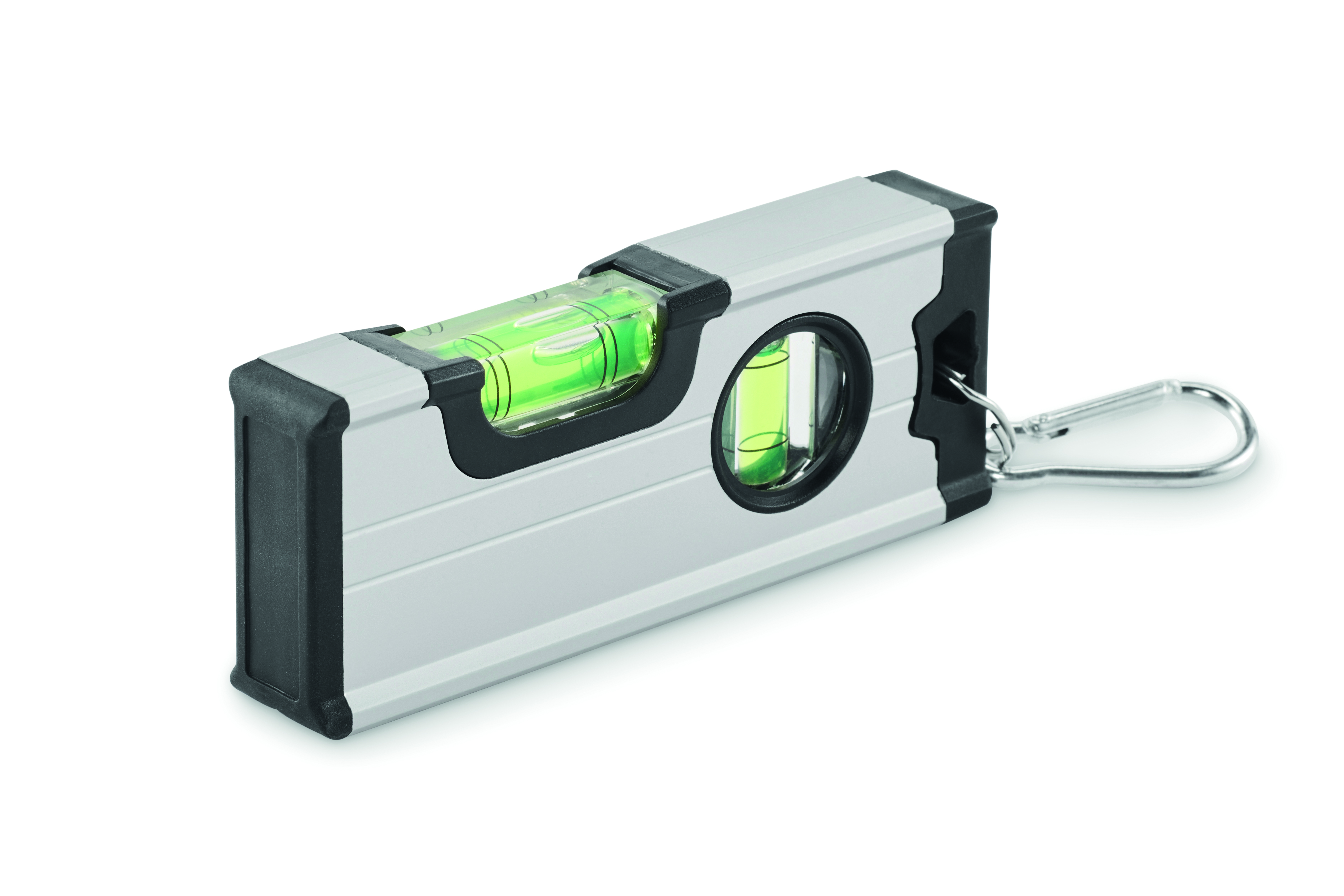 Schraublevel, Wasserwaage, Level, Aluminium, Schlüsselkette, Wasserwaage, Nivellierwerkzeug, Bubble-Waage, Spiritlevel, Karabiner, Level, Spirit Level, Bubble Level, Aluminium, Keychain