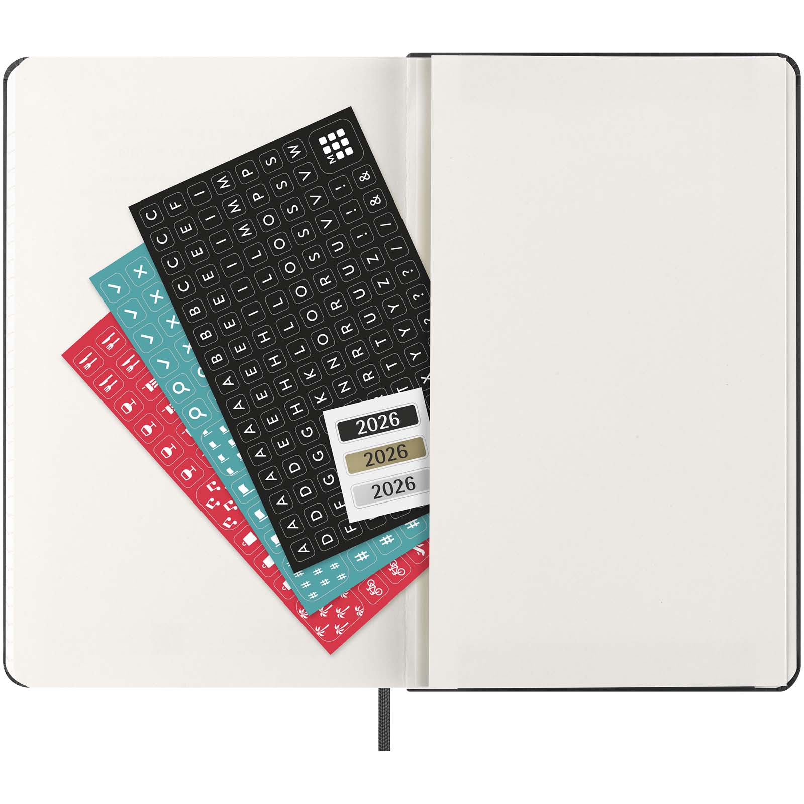 keyboard, stickers, calendar, papier, notizbuch