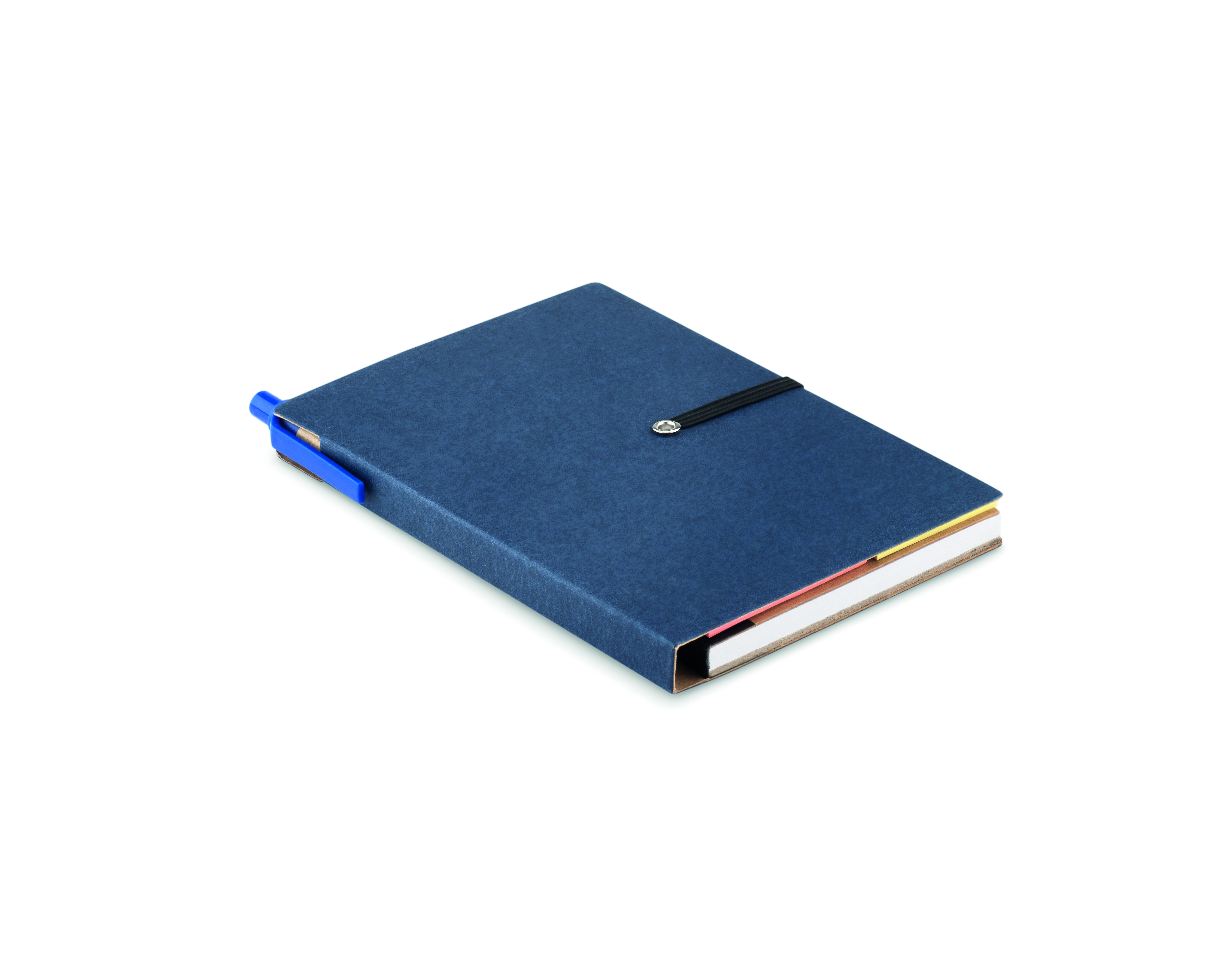 Notizbuch, Hardcover, Blau, Federhalter, Umschlag