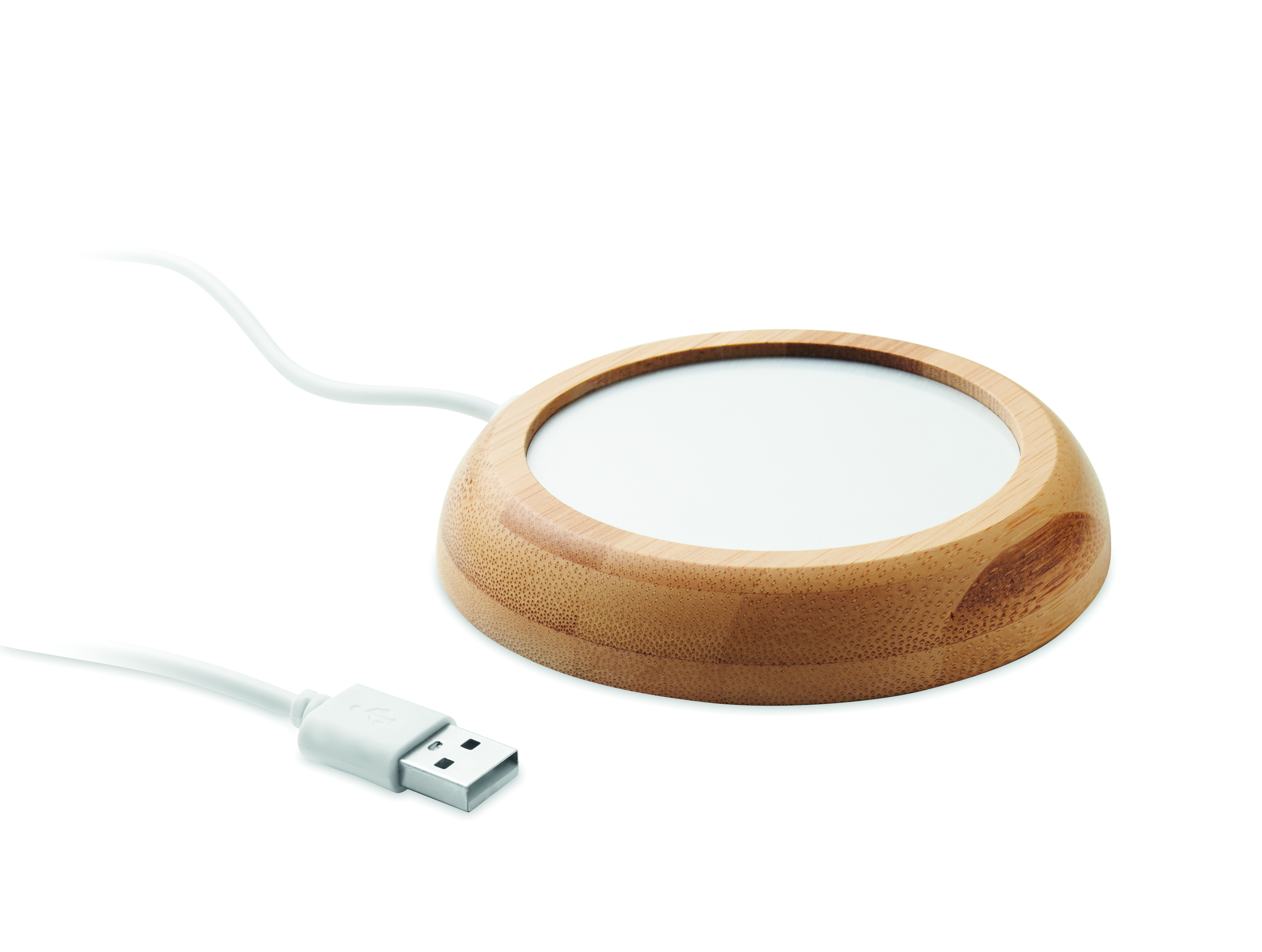 Lade, LED, Holz, Rund, USB-Ladegerät, usb-lamp, wooden, led, lamp, circle, LED-lampe, Schreibtischlampe, Holzlampe, USB-Ladestation, runder Lichtspender